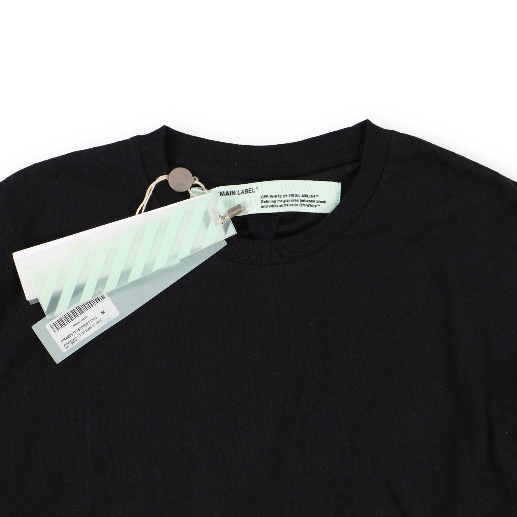 Off-White Black Kidmograph Logo T-Shirt Size US M / EU 48-50 / 2 - 5 Thumbnail