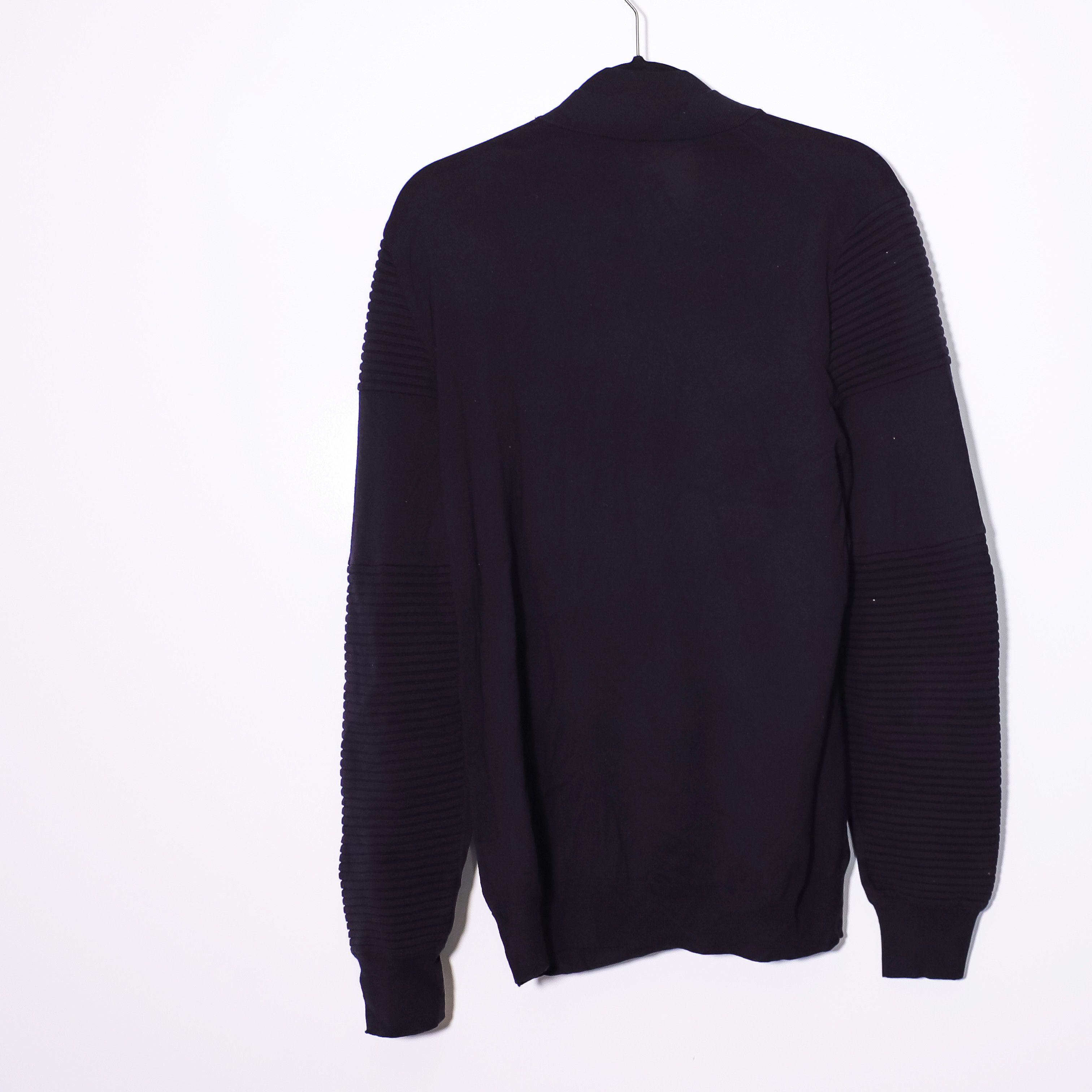 Neil Barrett Neil Barrett Men's Wool Knit V Neck Ribbed Size US L / EU 52-54 / 3 - 5 Thumbnail