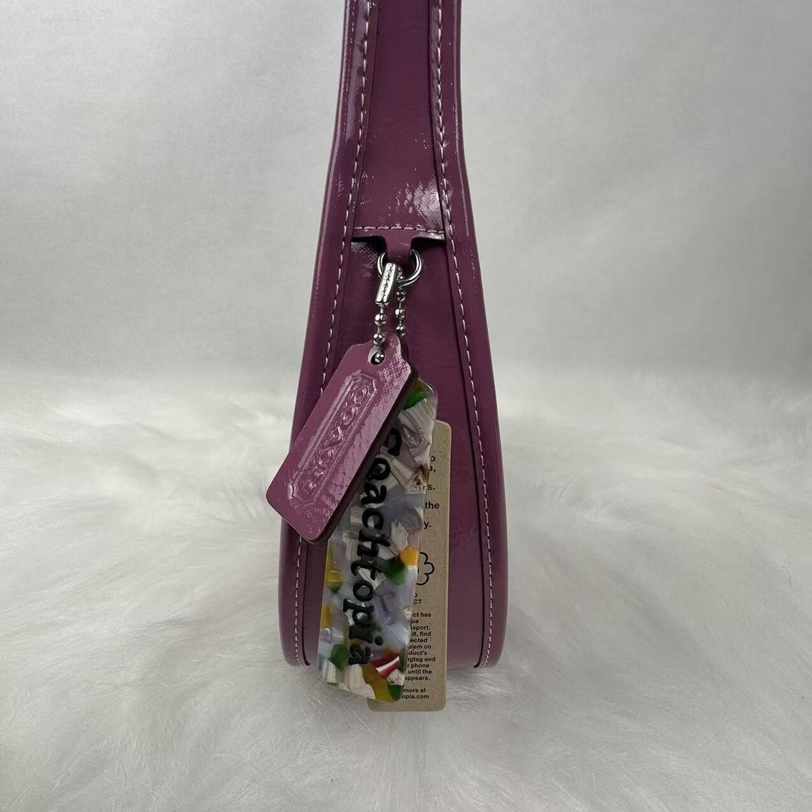 Coach Coach Ergo Shoulder Bag In Coachtopia Leather In Lilac Berry Size ONE SIZE - 2 Thumbnail