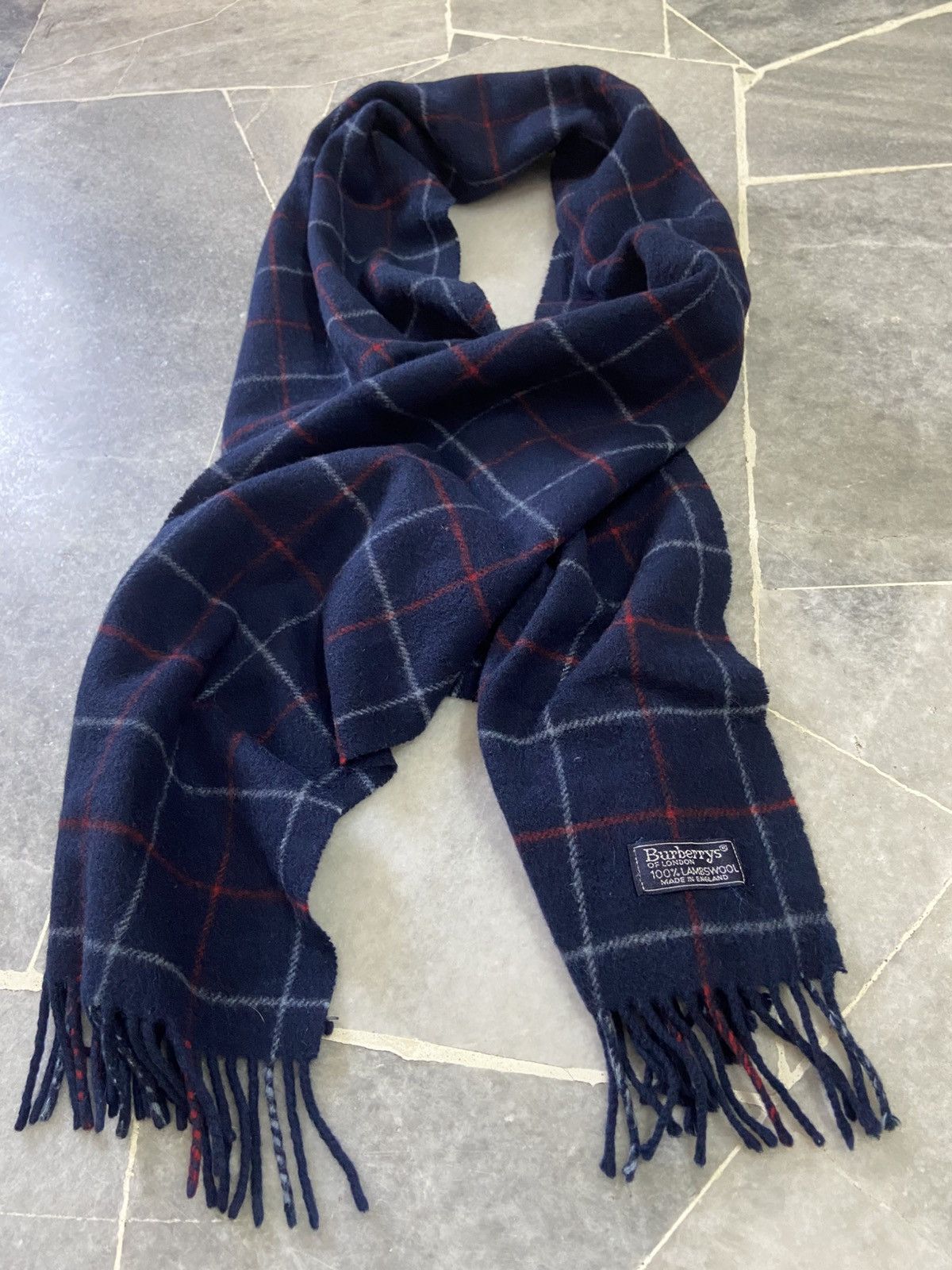 Burberry Burberry London Lambswool Muffler Scarf Size ONE SIZE - 5 Thumbnail