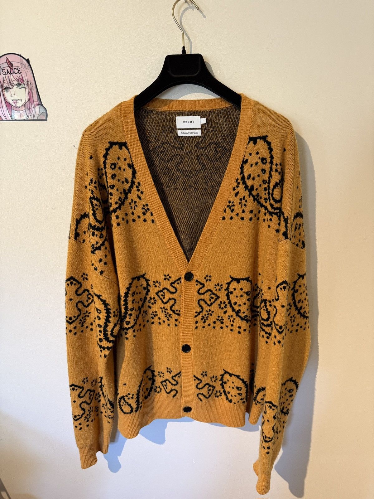 Rhude Rhude Cactus Jacquard Cardigan Size US L / EU 52-54 / 3 - 1 Thumbnail