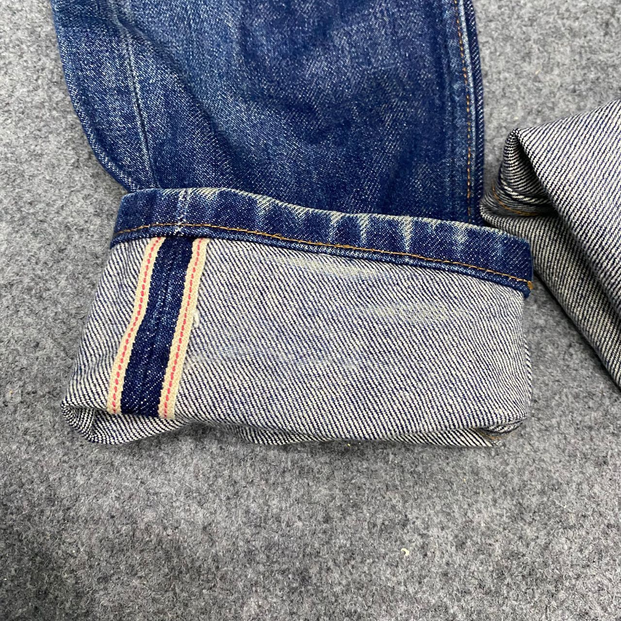A.P.C. 💥Best Offer💥Vintage APC Selvegde Redline Distressed Denim Size US 31 - 10 Thumbnail