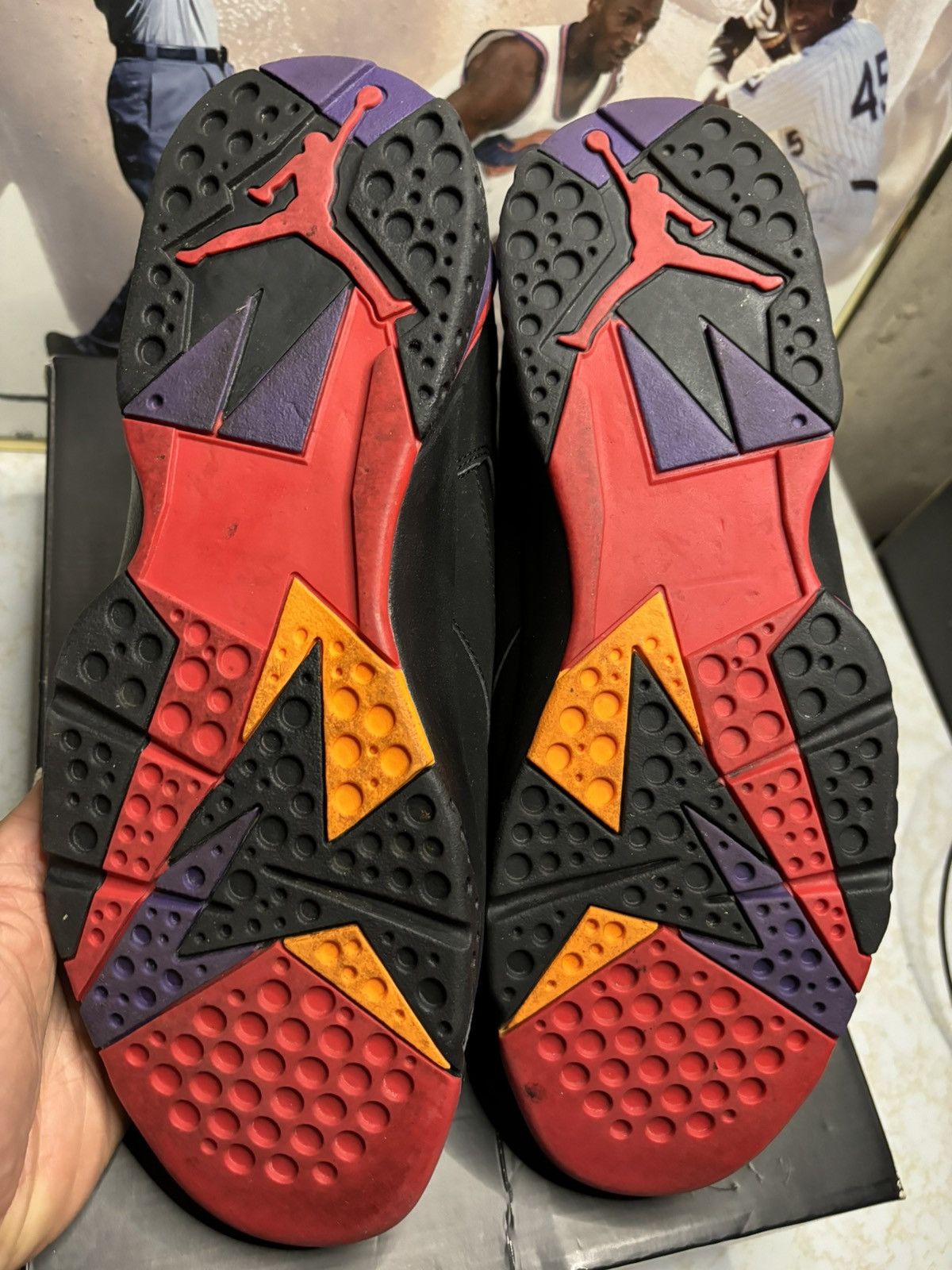Jordan Brand Air Jordan 7 Retro 2012 raptor Size US 12 / EU 45 - 5 Thumbnail