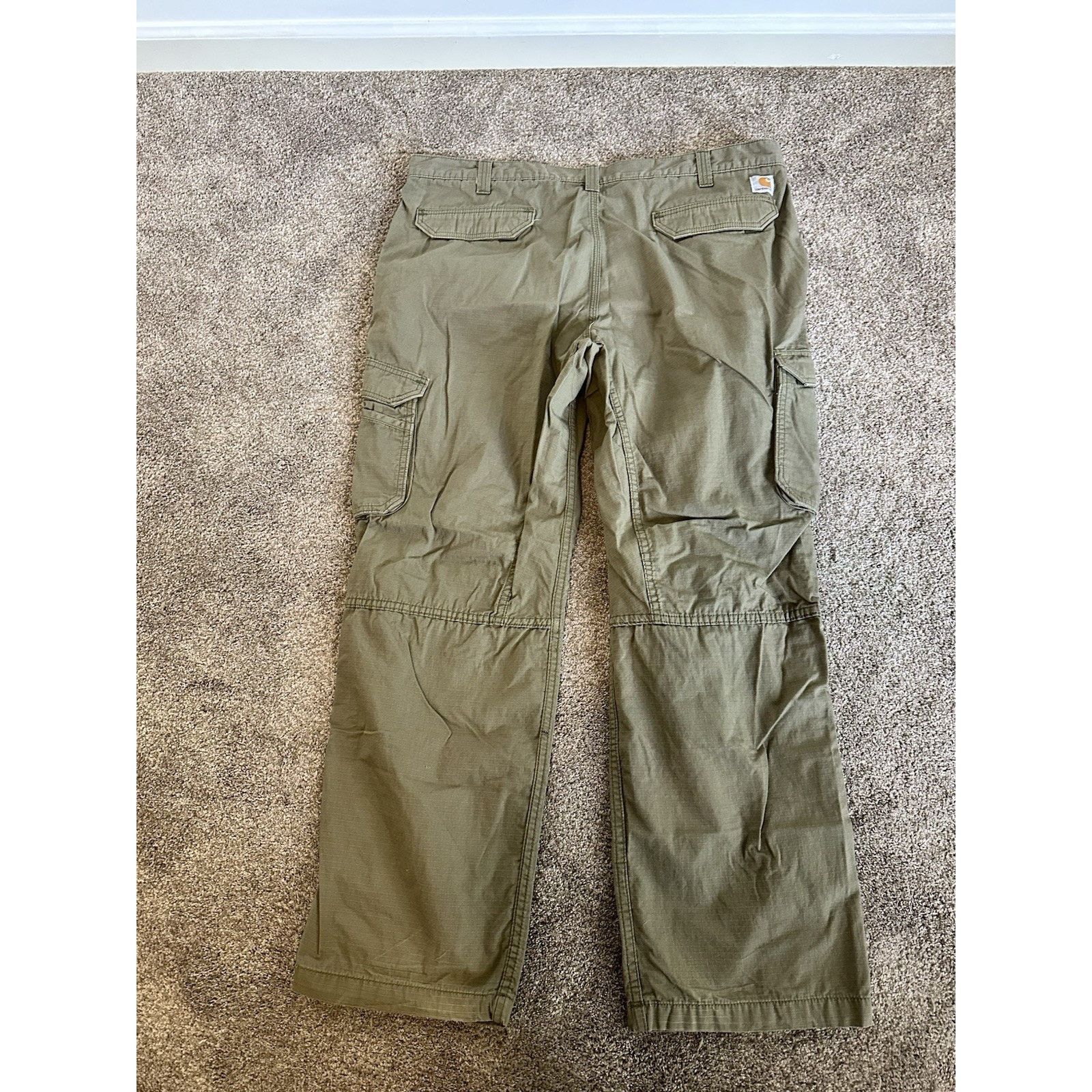 Carhartt Carhartt Force Ripstop Cargo Pants Mens 42x32 Green Size US 42 / EU 58 - 9 Thumbnail