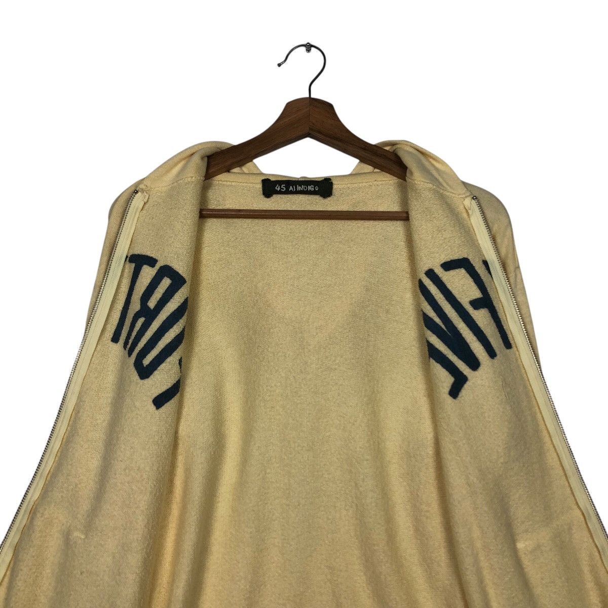 45rpm 📌Vintage Zipper Jacket Hoodie 45Rpm Big Logo Spell Out Size US M / EU 48-50 / 2 - 16 Thumbnail