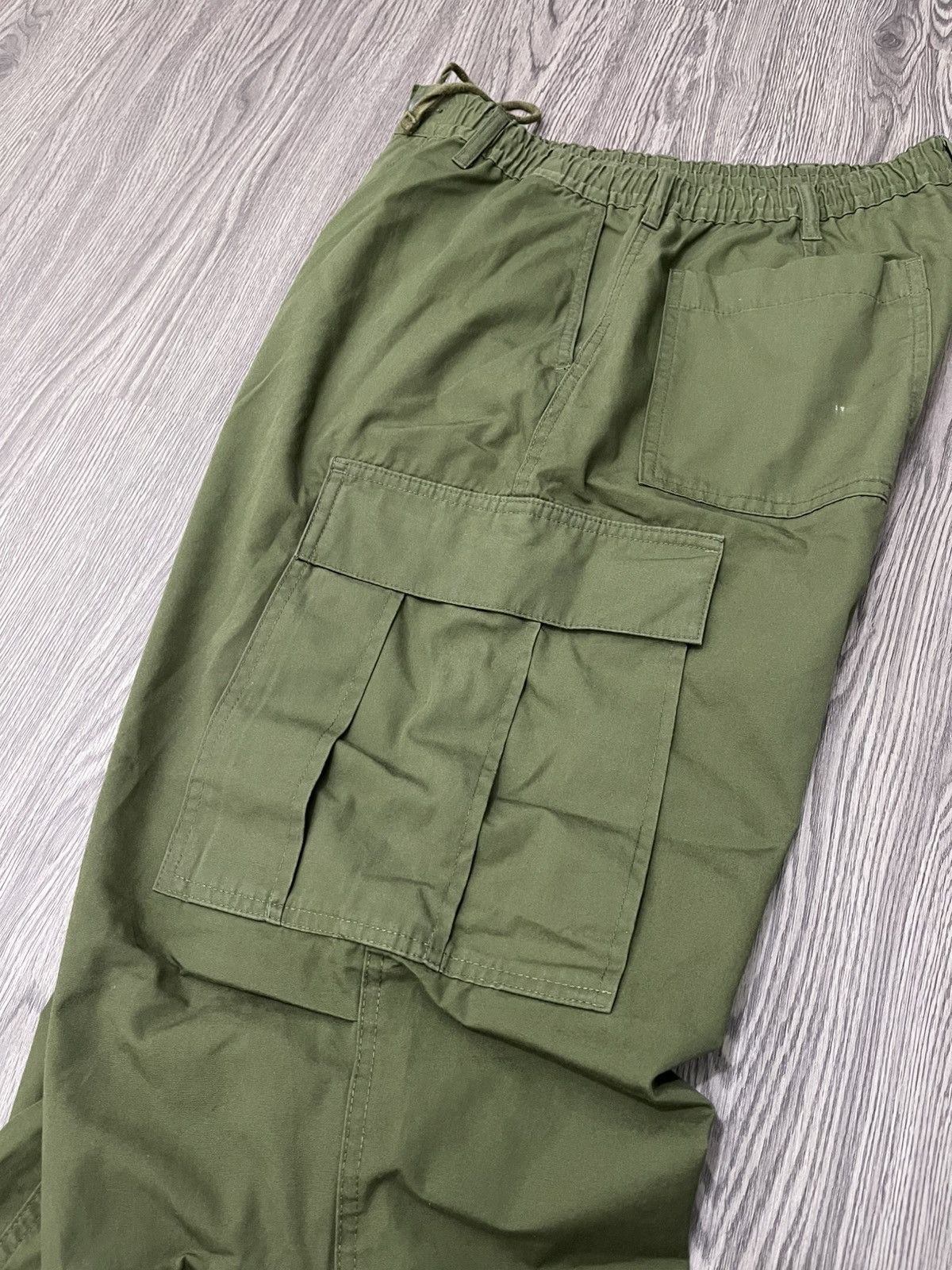 Yohji Yamamoto 🇯🇵Gu Super Wide Yohji Yamamoto Style Cargo Pants Size US 31 - 6 Thumbnail