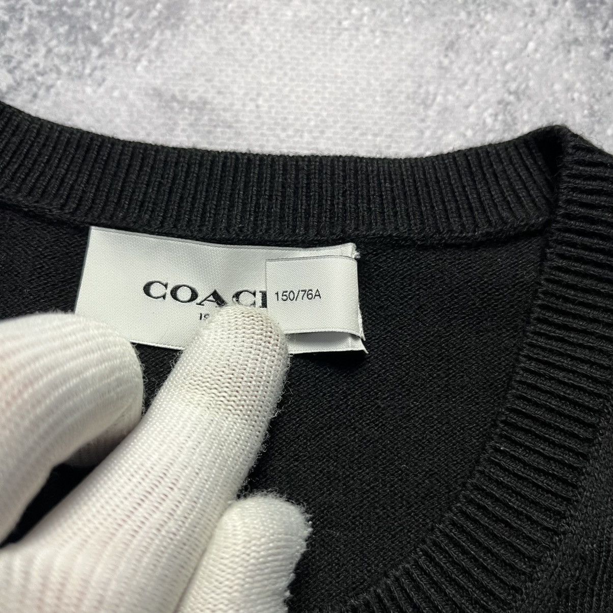 Coach × Designer Coach Black Cardigan Sweater Luxury Designer Size XXS / US 00 / IT 34 - 4 Thumbnail