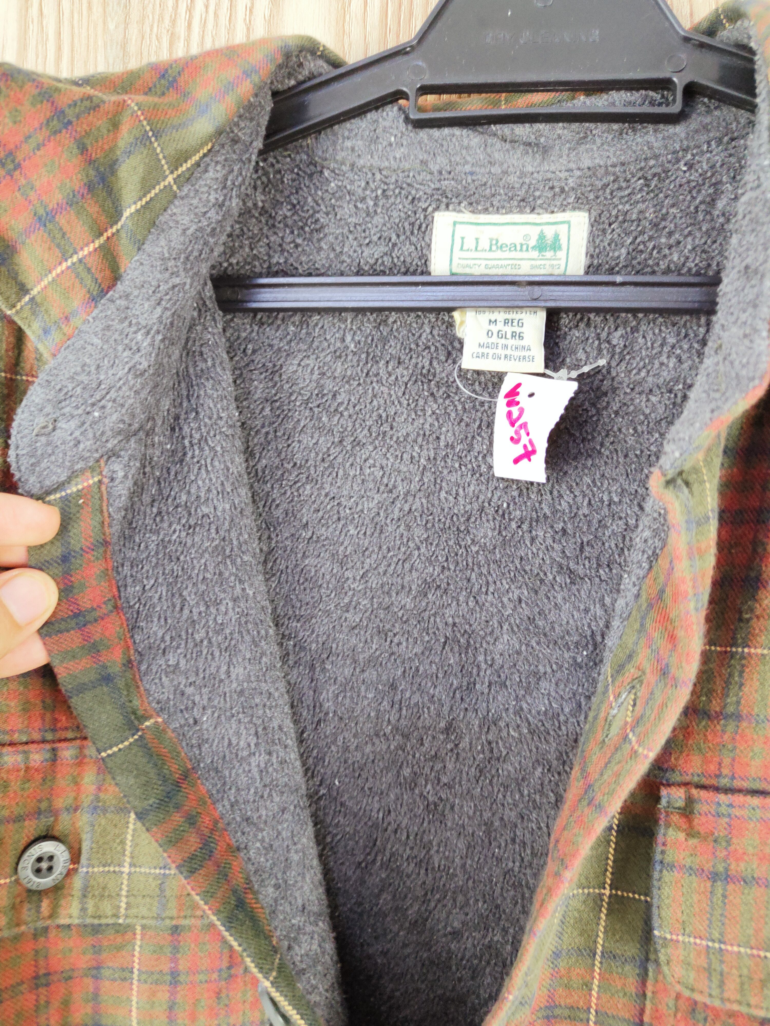 Japanese Brand × L.L. Bean L.L.Bean Olive Red Button checkered jacket #W259 Size US M / EU 48-50 / 2 - 3 Thumbnail