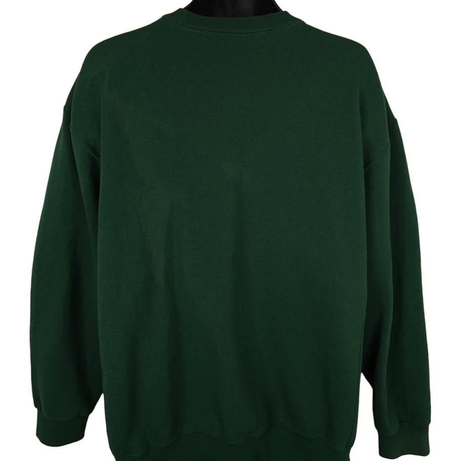 Vintage Vintage Blank Sweatshirt Mens Size 2XL Green Y2K Russell Ath Size US XXL / EU 58 / 5 - 2 Thumbnail