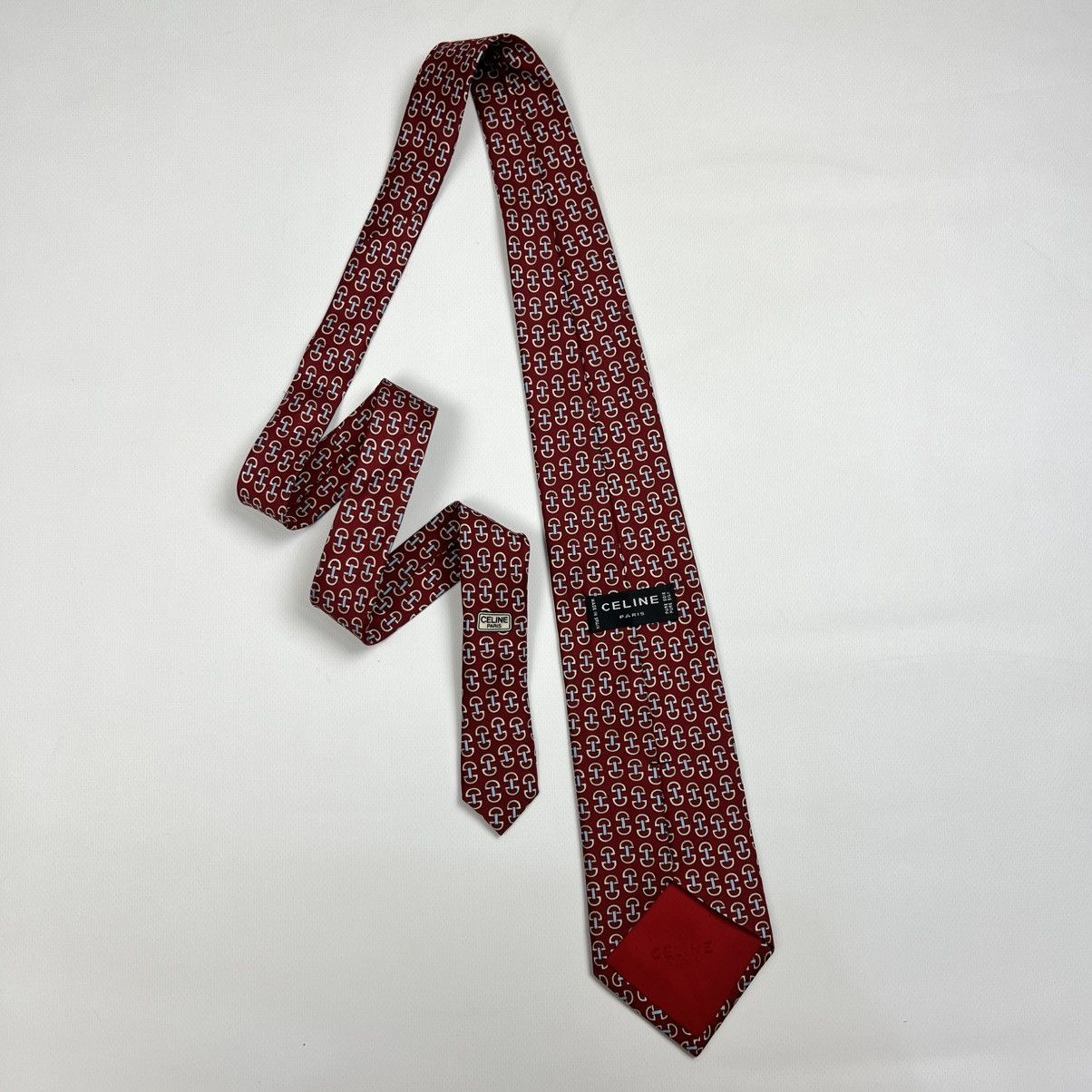 Celine × Vintage Vintage Celine silk printed tie Size ONE SIZE - 2 Thumbnail