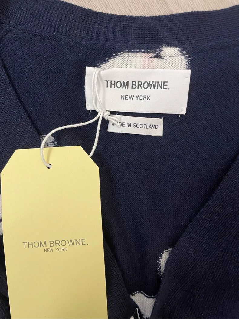 Thom Browne Thom browne Size 3 Dark blue duck show four-striped cashme Size L / US 10 / IT 46 - 5 Thumbnail
