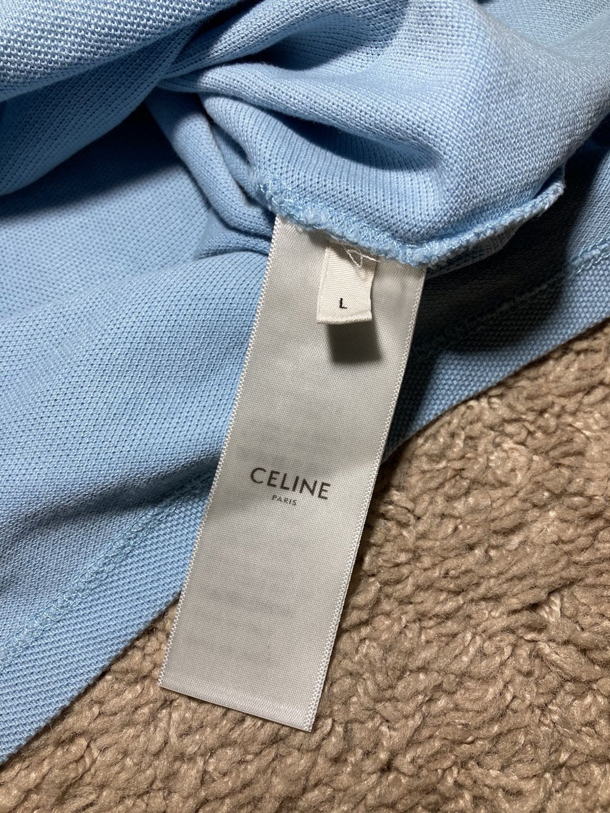Celine SS20 Celine Andre Butzer Ghost Polo Hedi Slimane 2020 Size US L / EU 52-54 / 3 - 6 Thumbnail