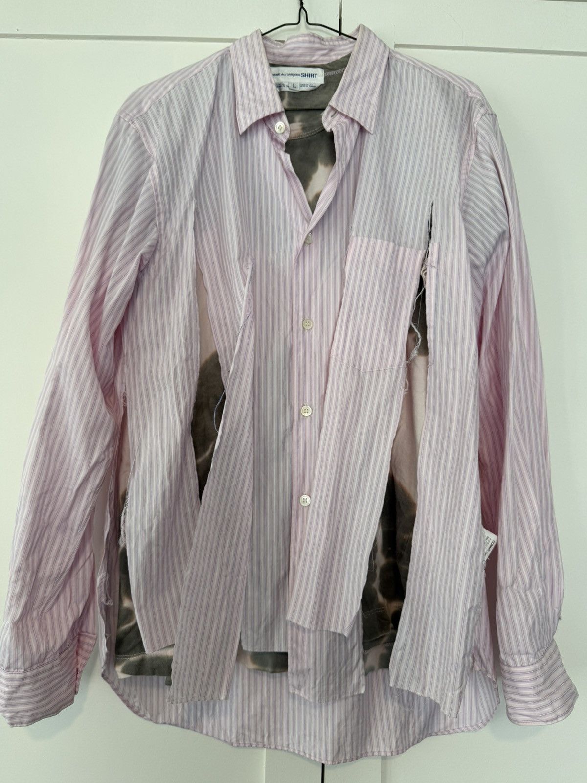 Comme des Garcons Homme Plus Comme des garcons homme plus destroyed shirt Size US S / EU 44-46 / 1 - 4 Thumbnail
