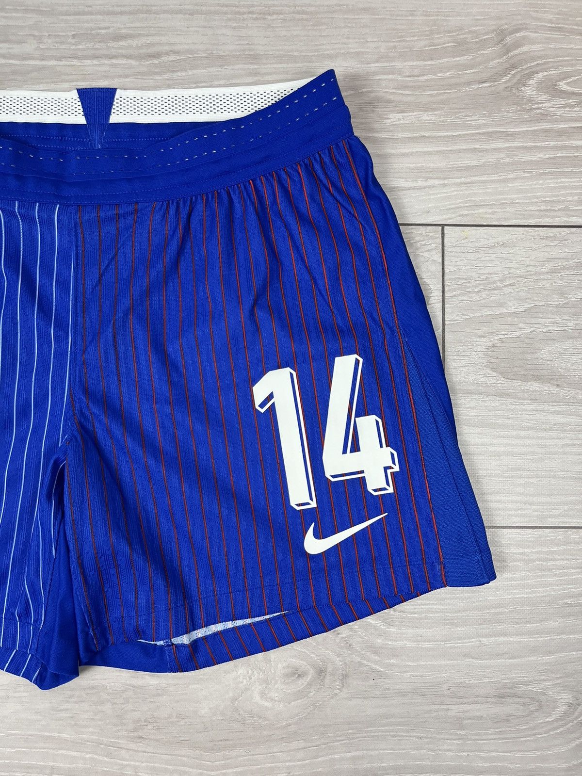 Nike Nike France 2025 #14 Rabiot Soccer Player Issue Match Shorts Size US 32 / EU 48 - 4 Thumbnail