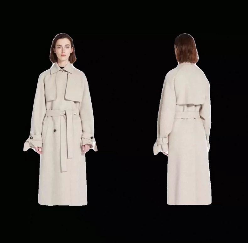 Max Mara Max Mara Oatmeal cashmere coat Size S / US 4 / IT 40 - 2 Thumbnail