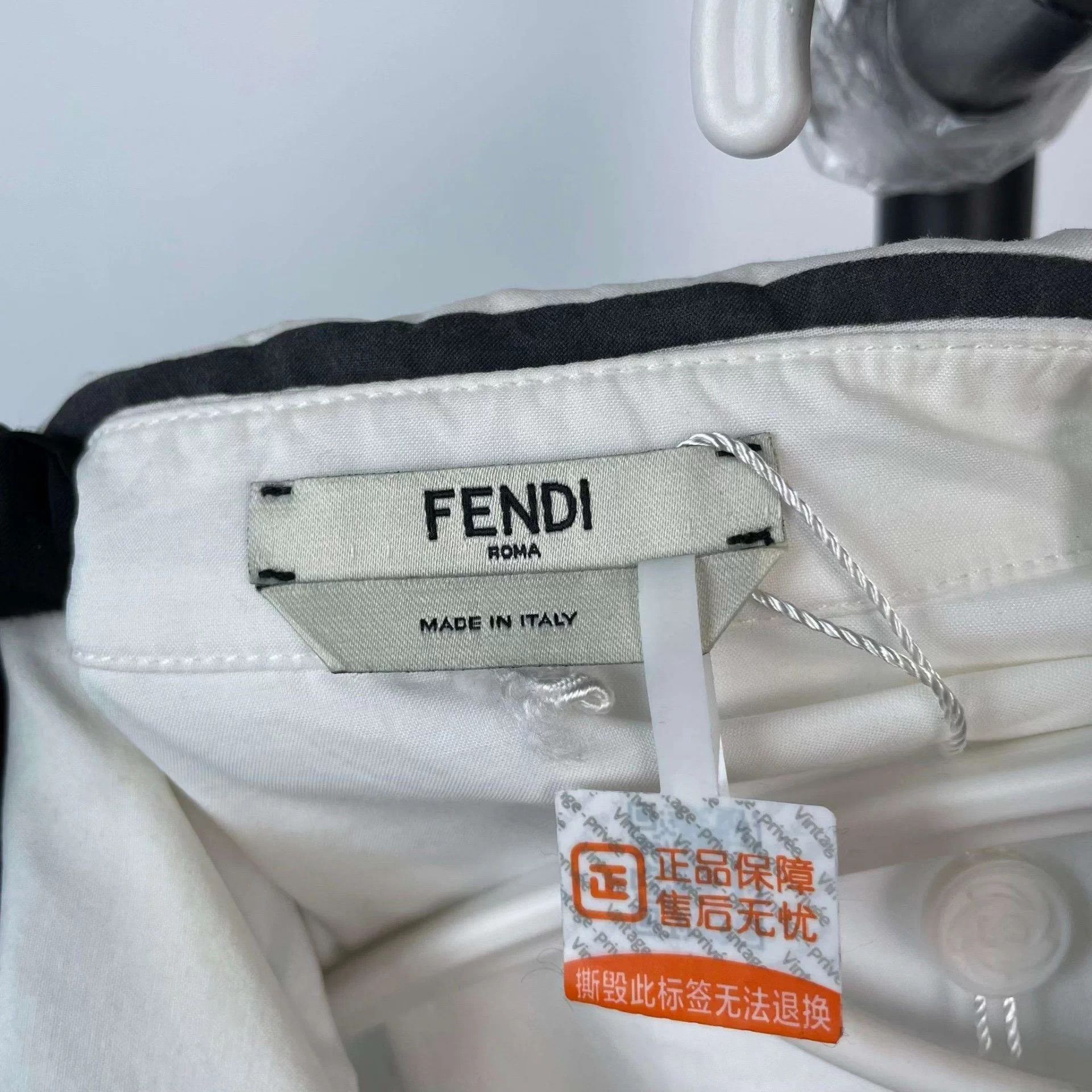 Fendi Fendi Graffiti Waist White Playsuit 36 Size XS / US 0-2 / IT 36-38 - 5 Thumbnail