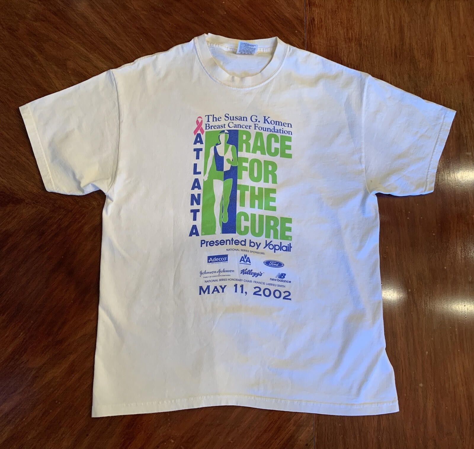 The Unbranded Brand Women's Large Race for the Cure breast cancer T-shirt Size L / US 10 / IT 46 - 1 Thumbnail