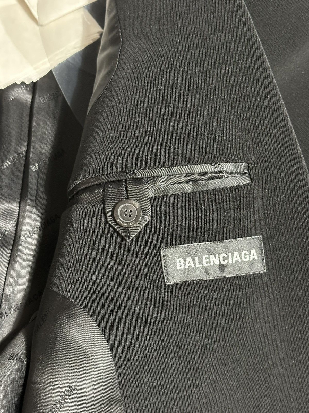 Balenciaga BALENCIAGA S/S19 Shoulder Blazer Size 44R - 7 Thumbnail