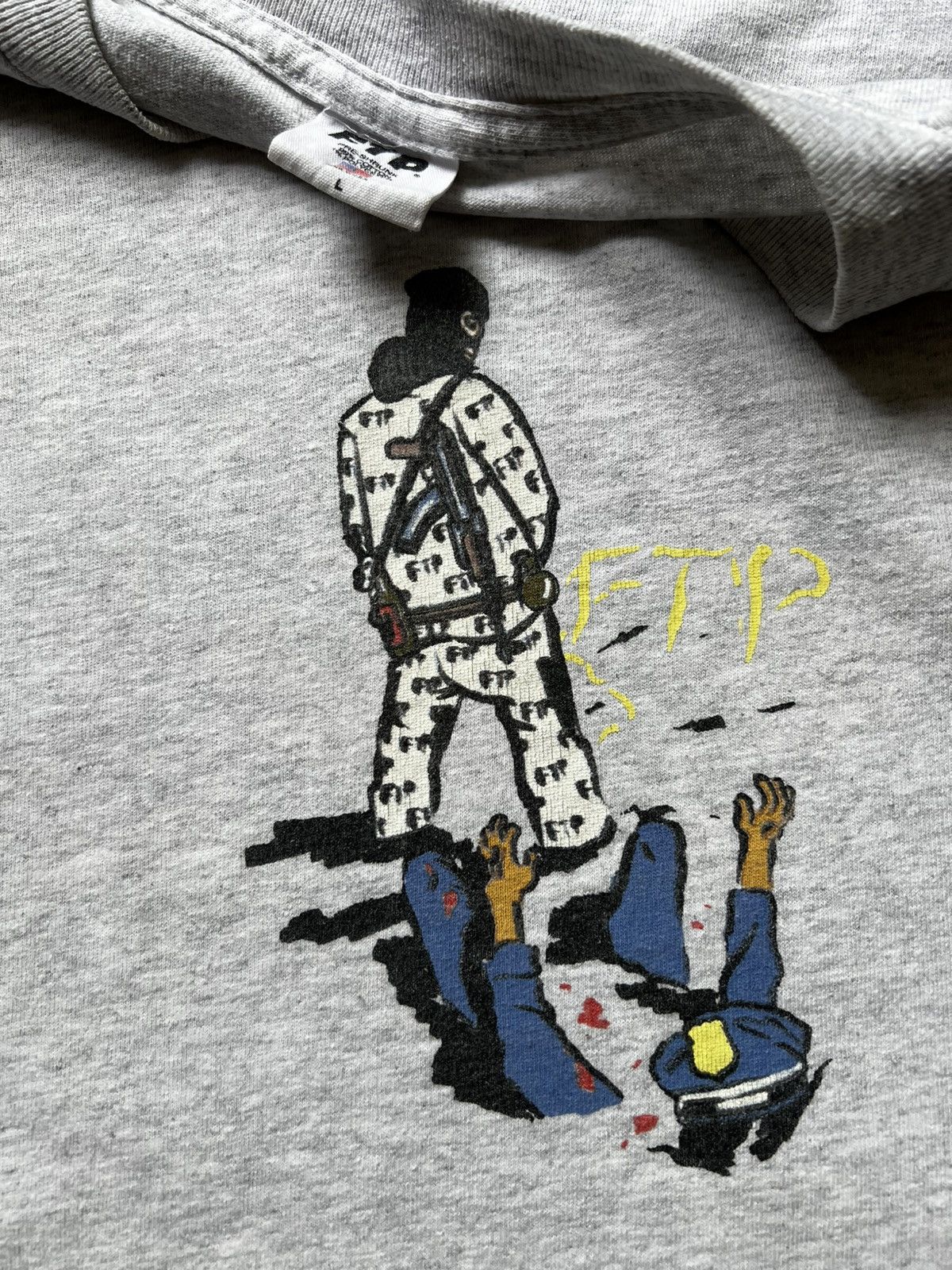 Fuck The Population FTP Neighborhood Hero Tee Shirt Skate Hook-Ups Birdhouse Size US L / EU 52-54 / 3 - 4 Thumbnail