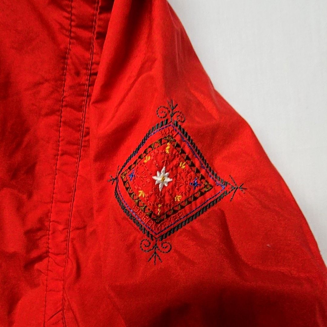Obermeyer Vintage Obermeyer Ski Jacket Red Hooded Winter Coat 10 Size L / US 10 / IT 46 - 9 Thumbnail