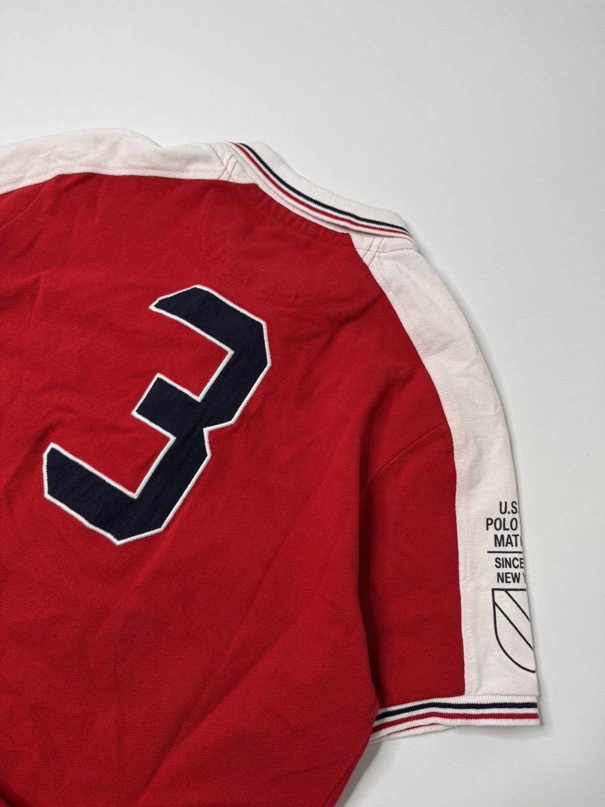 Vintage Red USA chief keef polo tee big pony swag avant garde sk8 Size US M / EU 48-50 / 2 - 6 Thumbnail