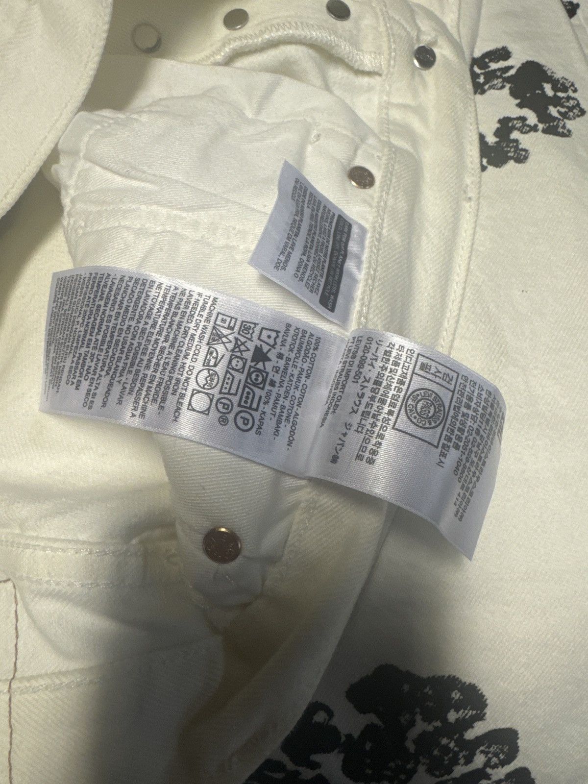 DENIM TEARS Denim Tears White Jeans Size US 33 - 4 Thumbnail