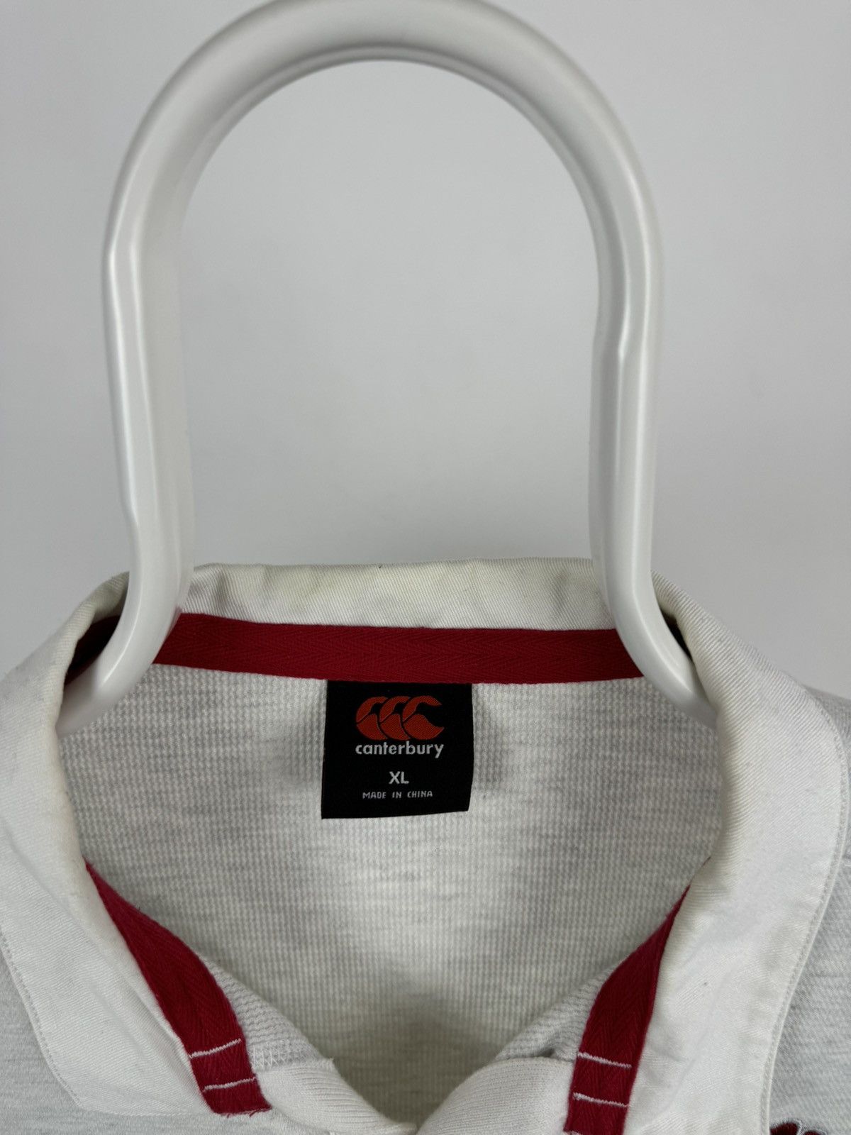 Canterbury of New Zealand × Vintage Canterbury England National Team Rugby Long Sleeve Shirt Size US XL / EU 56 / 4 - 3 Thumbnail