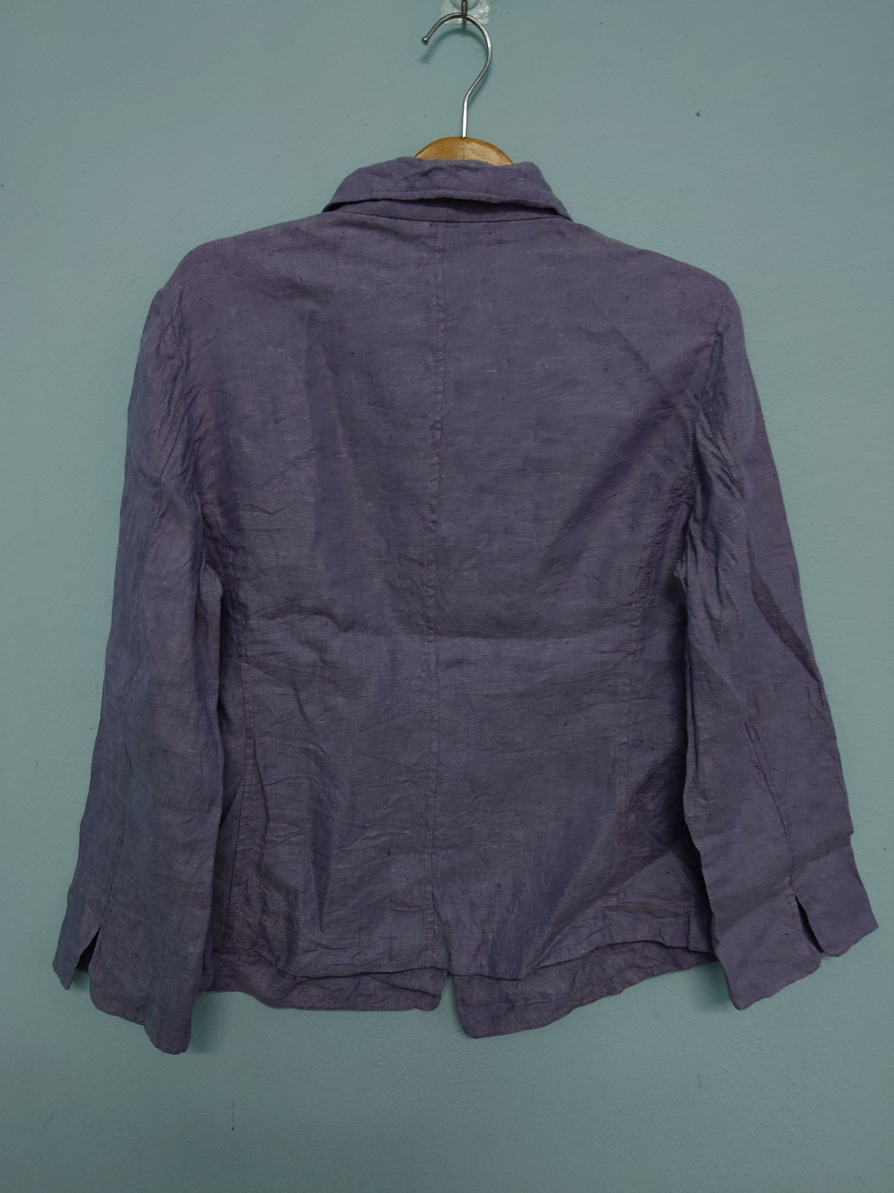 45rpm Archival 45rpm Japan 100% Linen Chore Jacket / Work Coat Size M / US 6-8 / IT 42-44 - 2 Thumbnail