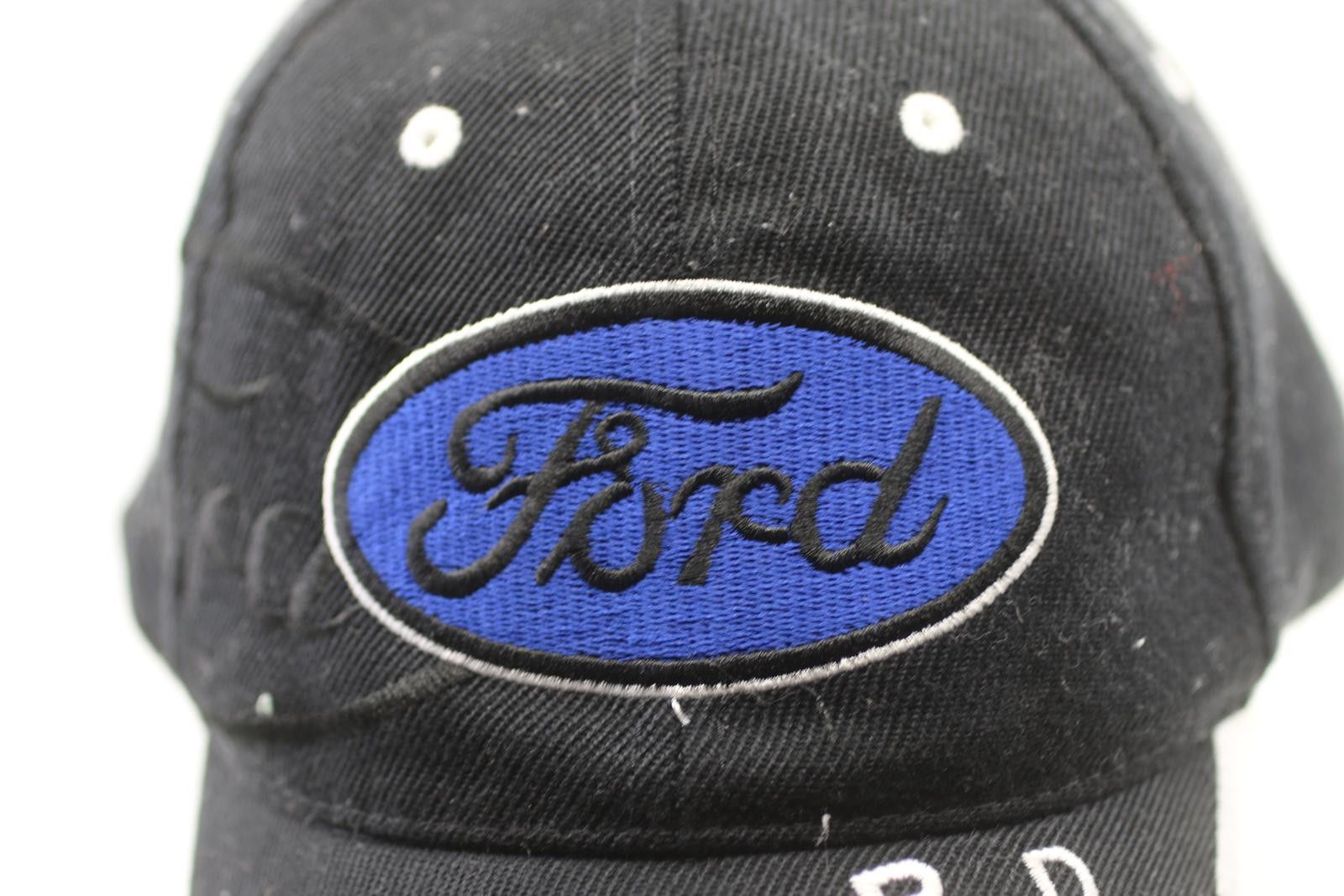 Point Zero Vintage Ford Racing Logo Cap Black Embroidered Adjustable Size ONE SIZE - 3 Thumbnail