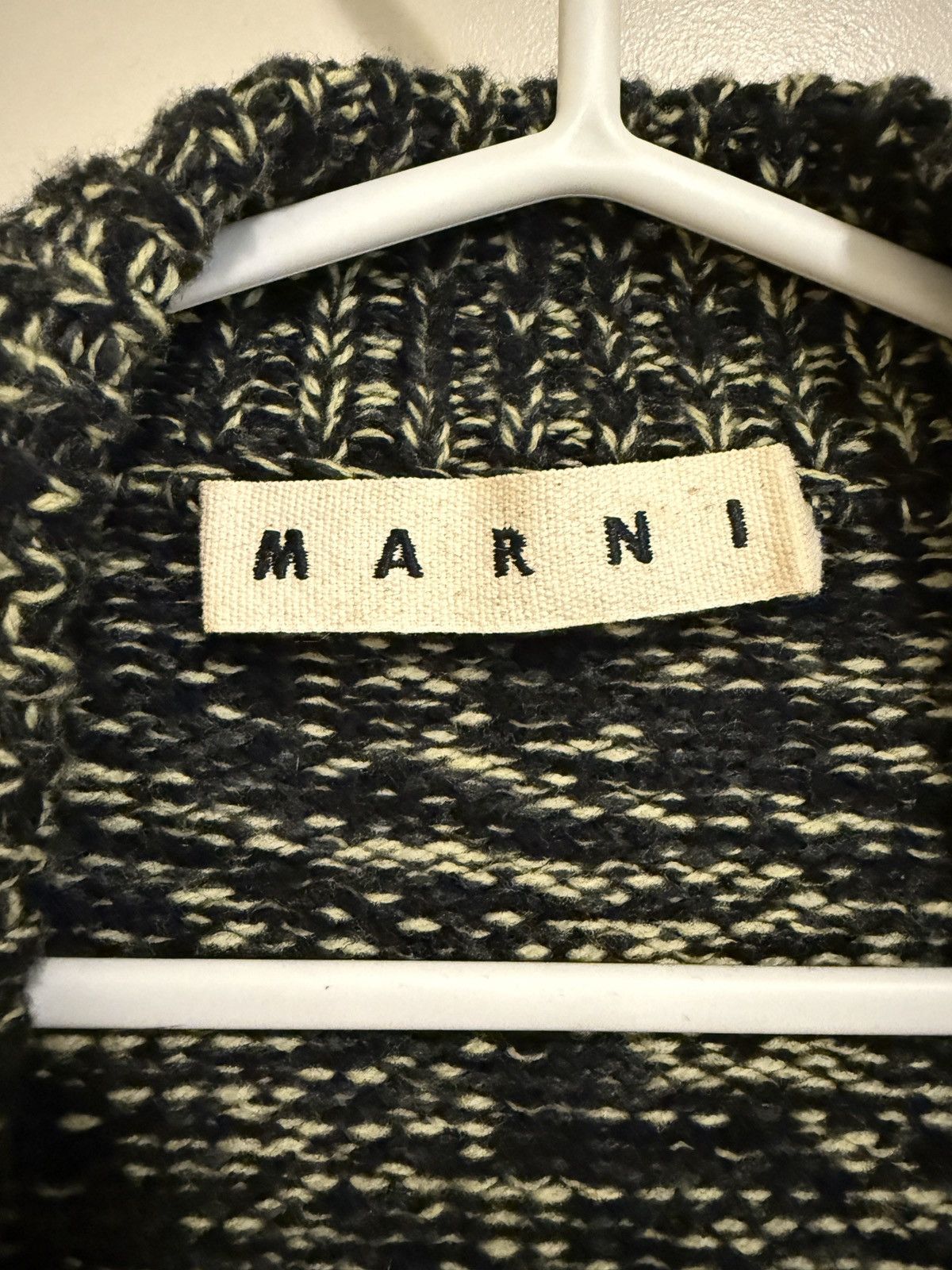 Marni Marni Mixed-Material Wool Zip Cardigan, IT 48 (M/L) Size US M / EU 48-50 / 2 - 7 Thumbnail