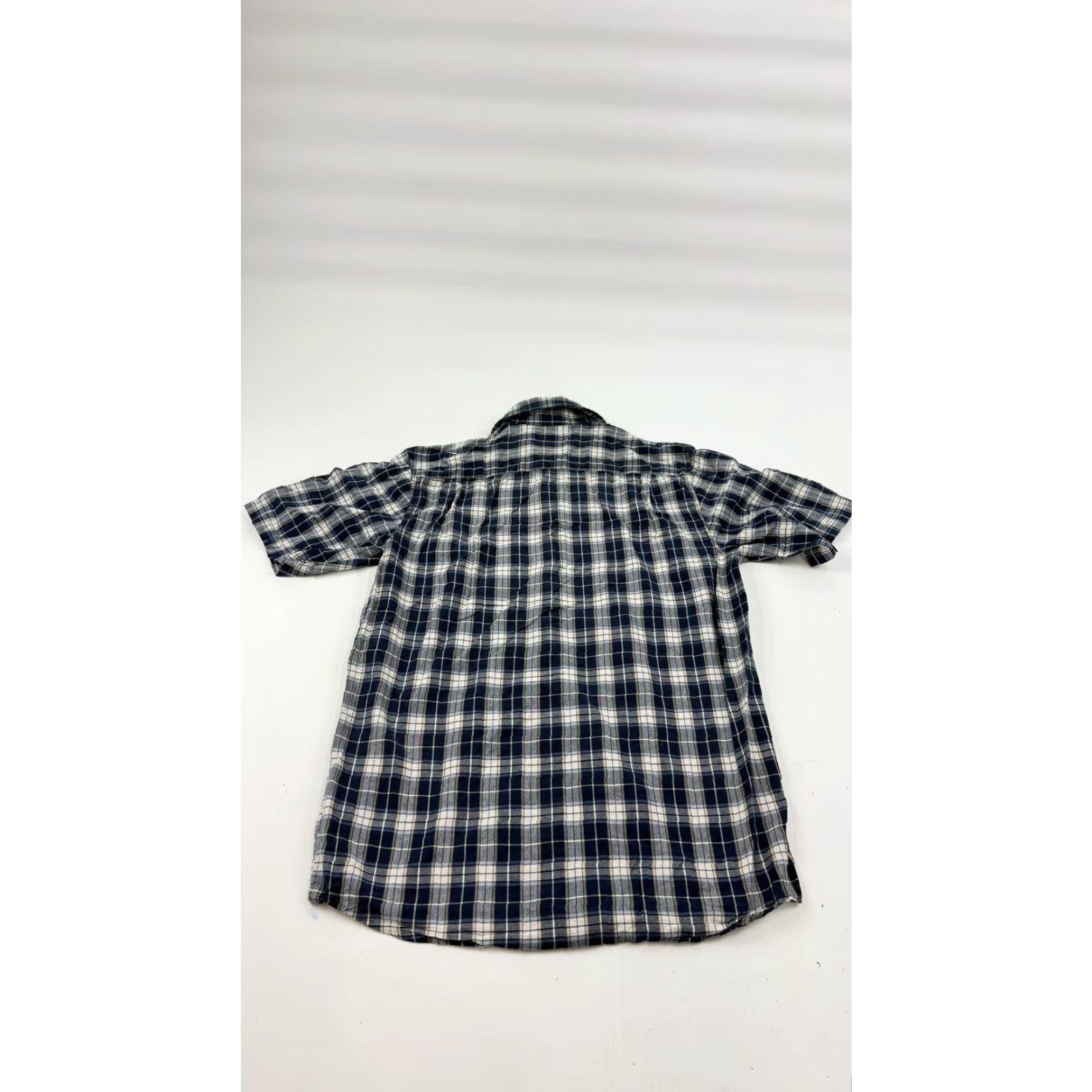 Carhartt Carhartt Shirt Mens Medium Blue Navy Plaid Short Sleeve Button Front Cotton Size US M / EU 48-50 / 2 - 7 Thumbnail