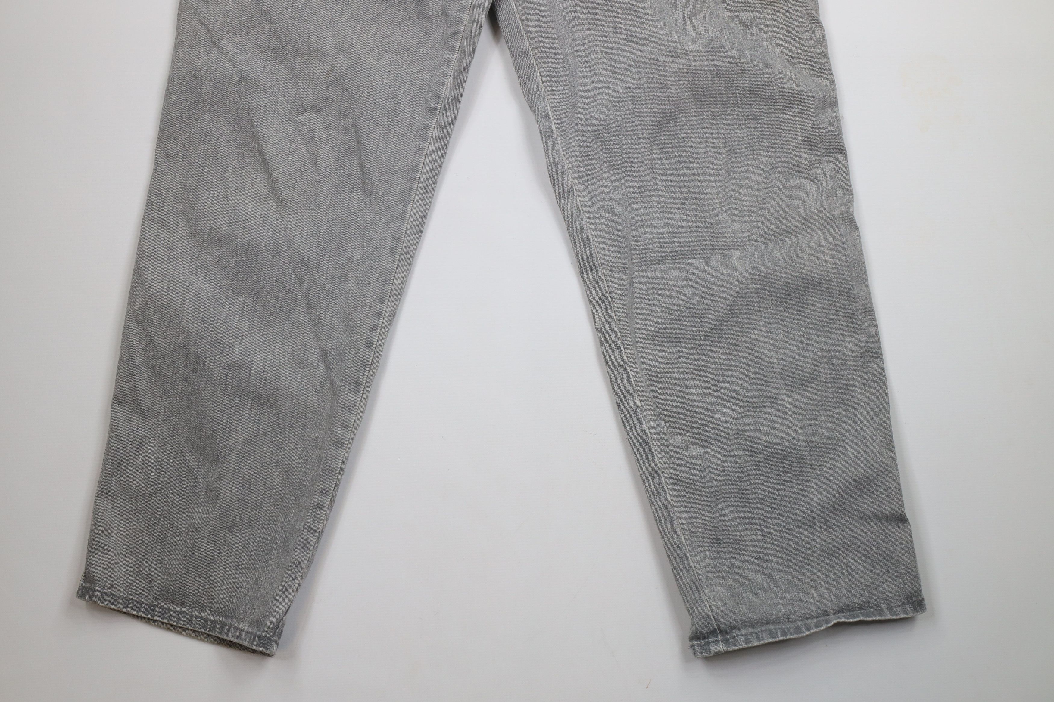 Vintage Vintage 90s Streetwear Baggy Fit Stonewash Jeans Gray USA Size US 38 / EU 54 - 4 Thumbnail
