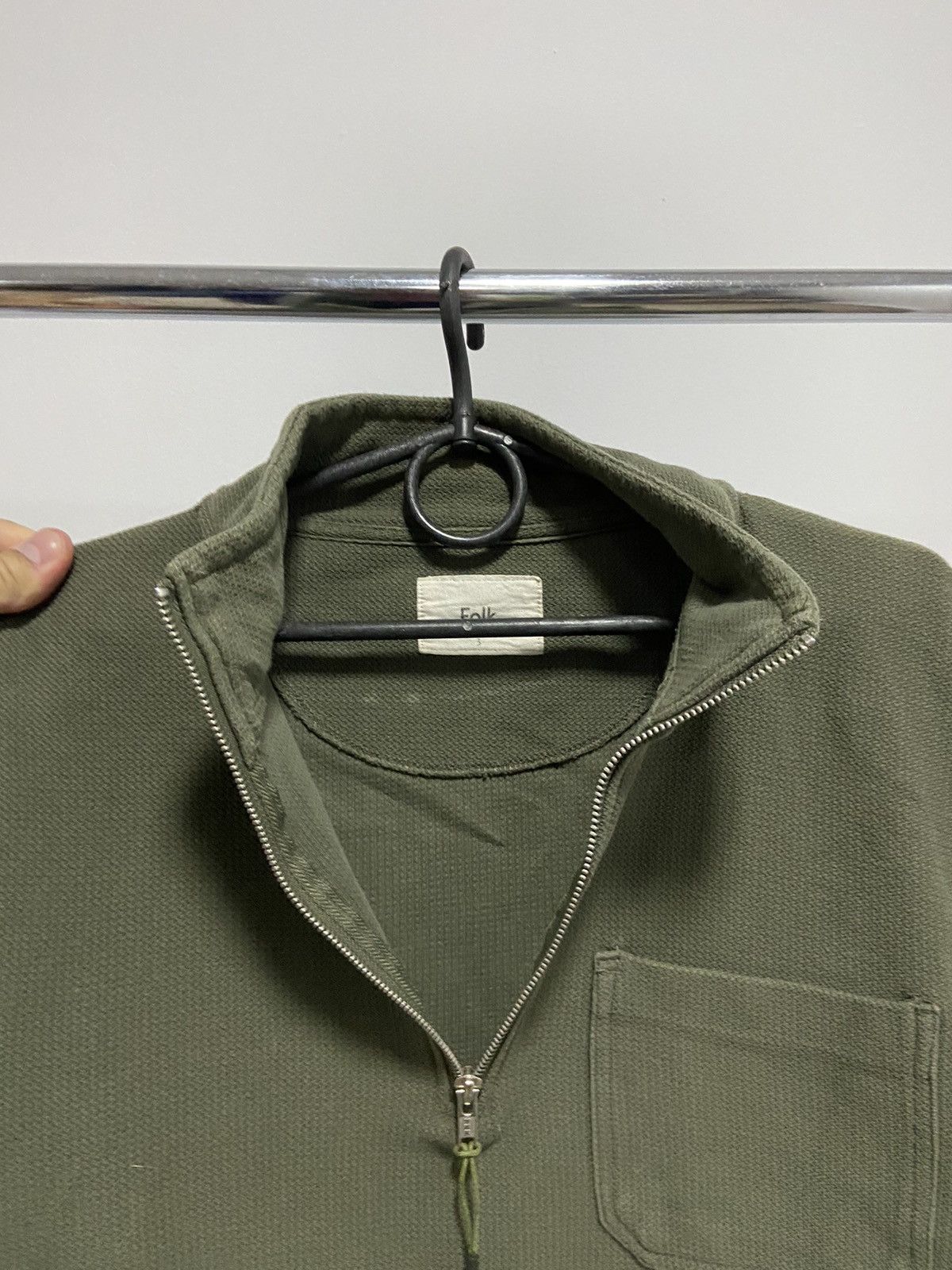 Folk × Vintage Folk half 1/3 zip longsleeve vintage Size US M / EU 48-50 / 2 - 3 Thumbnail