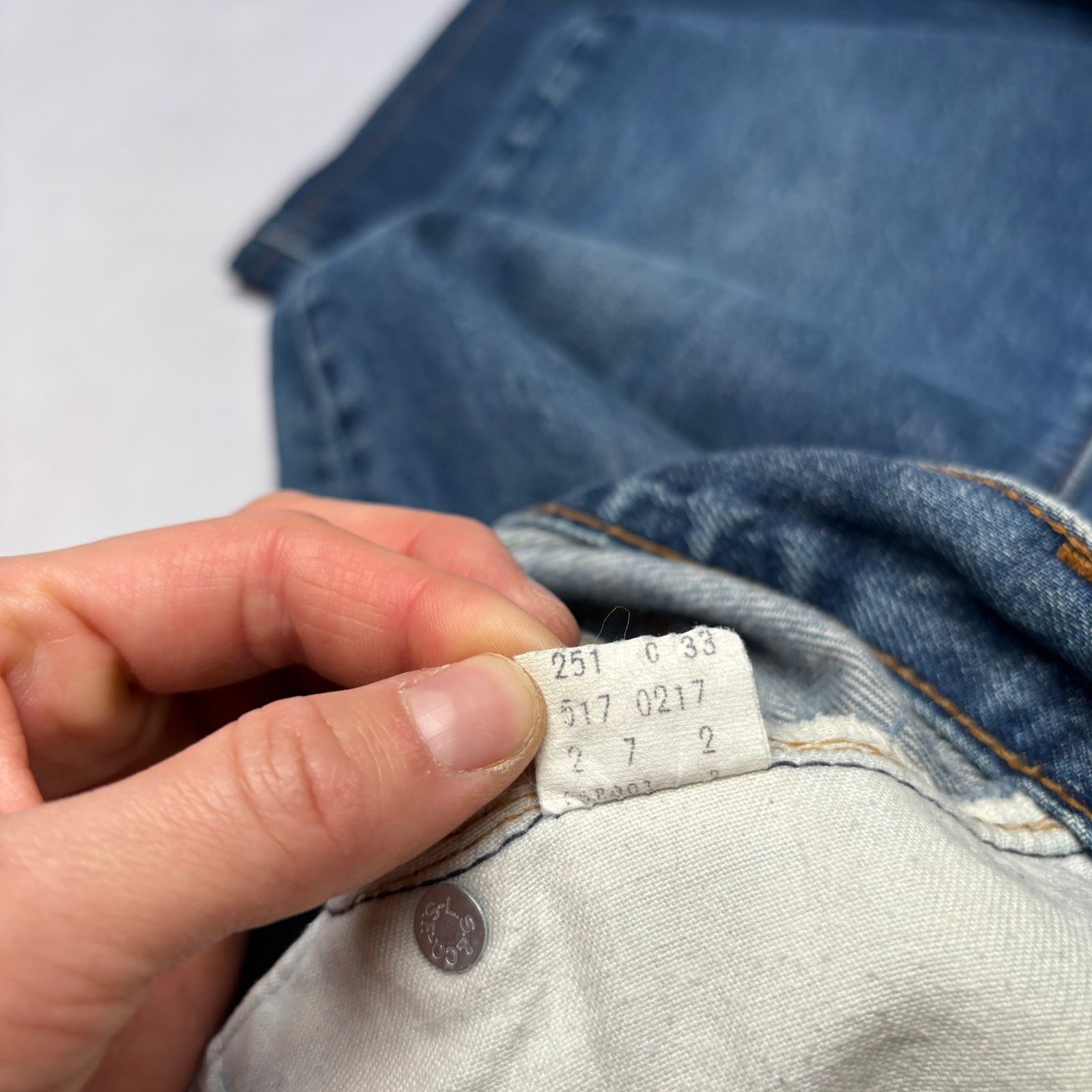 Levi's Vintage 70s Levi's 517 0217 Jeans Men's 36x28 Talon Flare Size US 36 / EU 52 - 12 Thumbnail