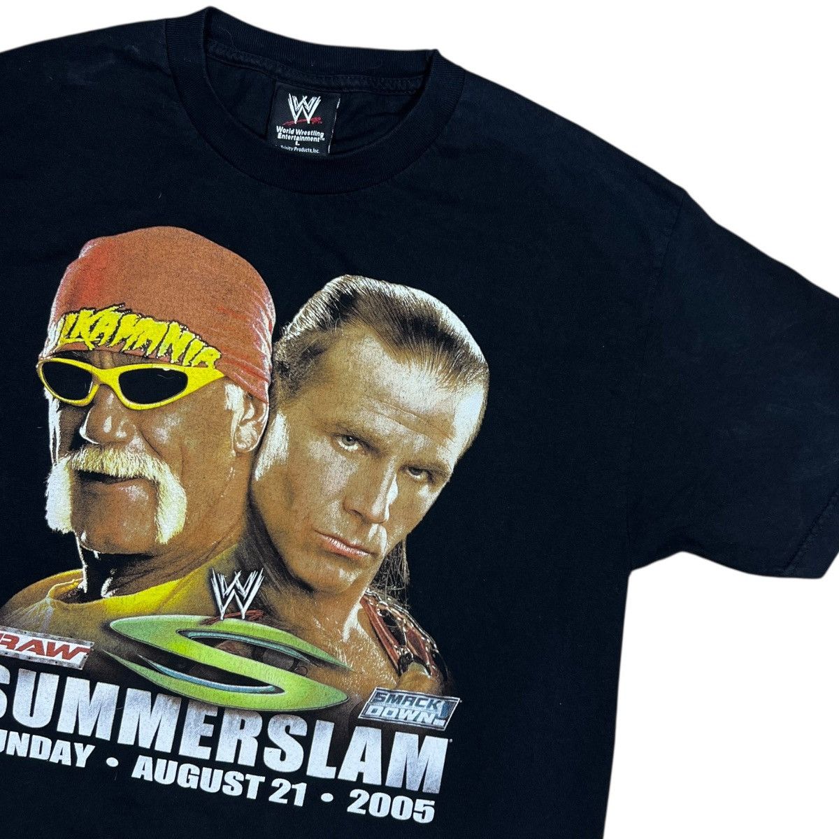 WWE 2005 SUMMER SLAM SHAWN MICHAELS VS HULK HOGAN Size US L / EU 52-54 / 3 - 3 Thumbnail