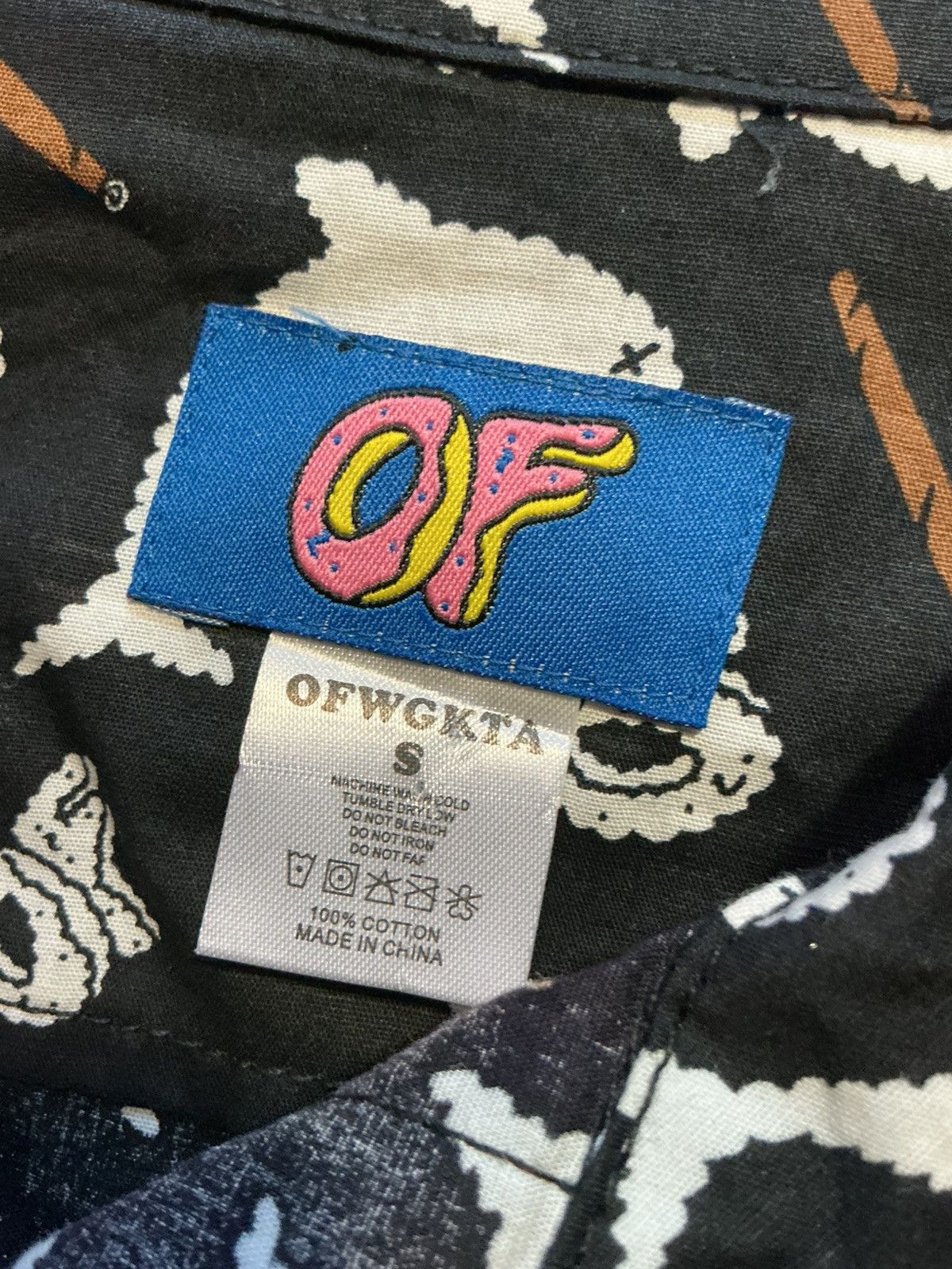 Odd Future Odd Future OFWGKTA OF Jasper Dolphin Joint Button Shirt Size US S / EU 44-46 / 1 - 5 Thumbnail