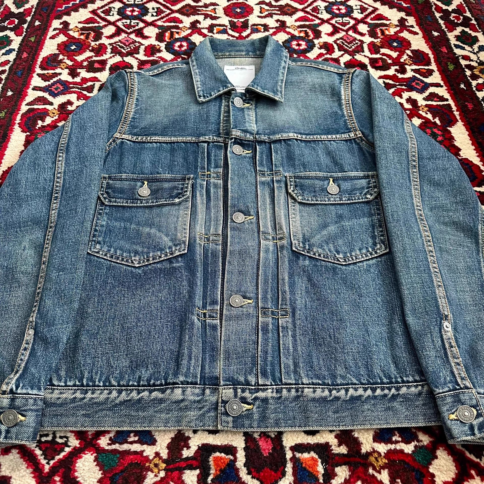 Visvim visvim 12aw 101 denim jacket 1 mud wash Size US S / EU 44-46 / 1 - 3 Thumbnail