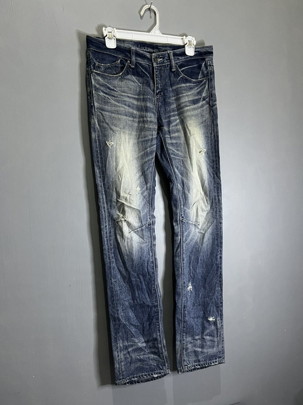 GOSTAR DE FUGA × Japanese Brand FUGA Japan CIStylish Fades Skinny Fit Denim Size US 32 / EU 48 - 5 Thumbnail