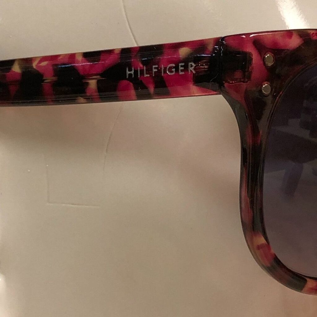 Tommy Hilfiger Tommy Hilfiger Red & Black Cat-Eye Sunglasses Size ONE SIZE - 2 Thumbnail