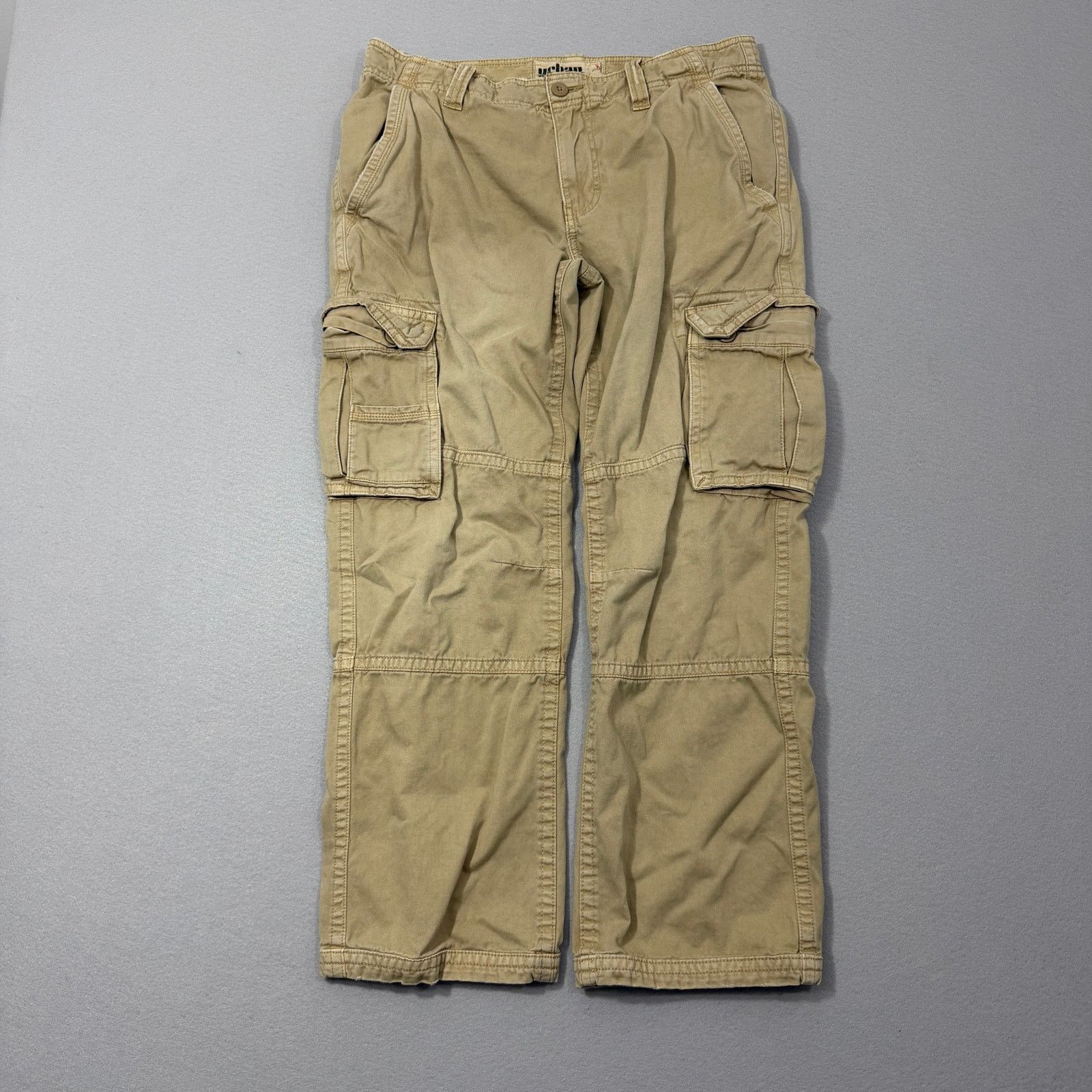 Vintage Vintage Urban Pipeline Cargo Pants Men's 34x30 Tan y2k Size US 34 / EU 50 - 2 Thumbnail