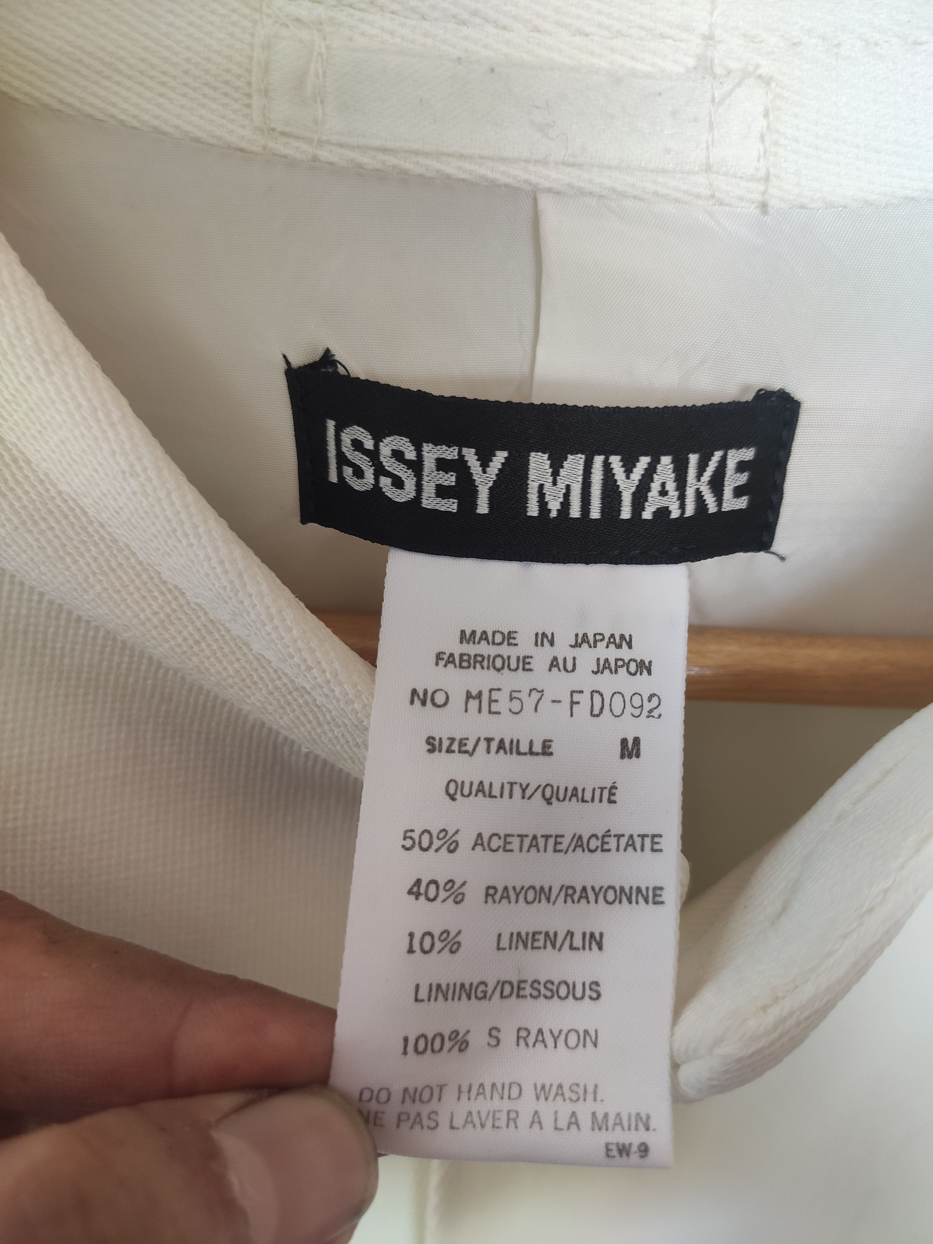 Issey Miyake Issey Miyake blouse jacket cheong sam neck linen rayon Size US L / EU 52-54 / 3 - 6 Thumbnail
