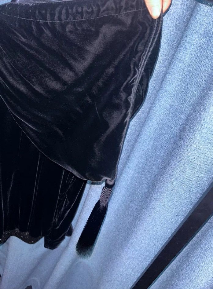 Saint Laurent Paris × Yves Saint Laurent Saint Laurent tassel pendant velvet jacket 2412-Nextarrow Size US XS / EU 42 / 0 - 3 Thumbnail
