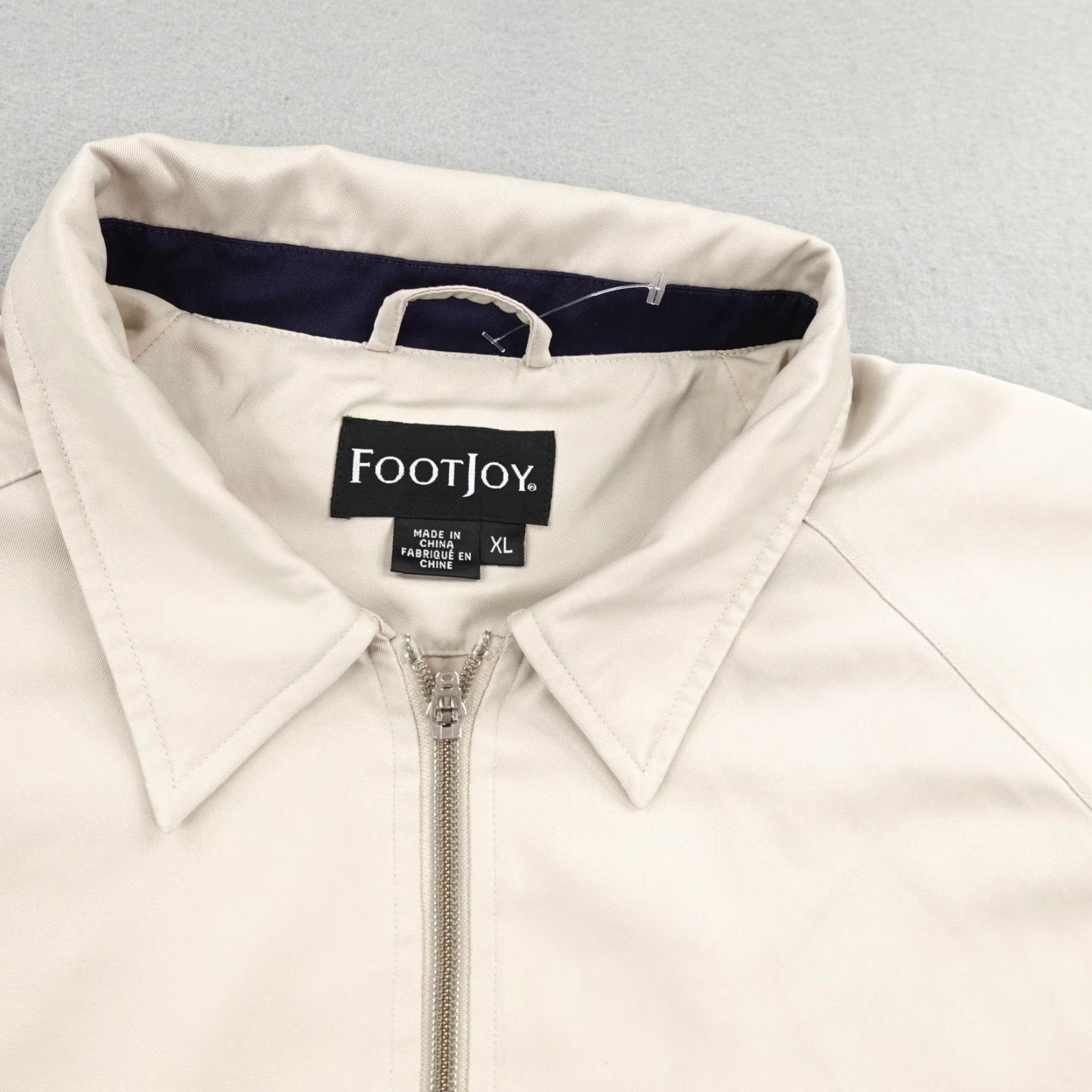 Footjoy VINTAGE FootJoy Jacket Mens XL Beige Golf Windbreaker Full Zip Bomber Coat Size US XL / EU 56 / 4 - 2 Thumbnail