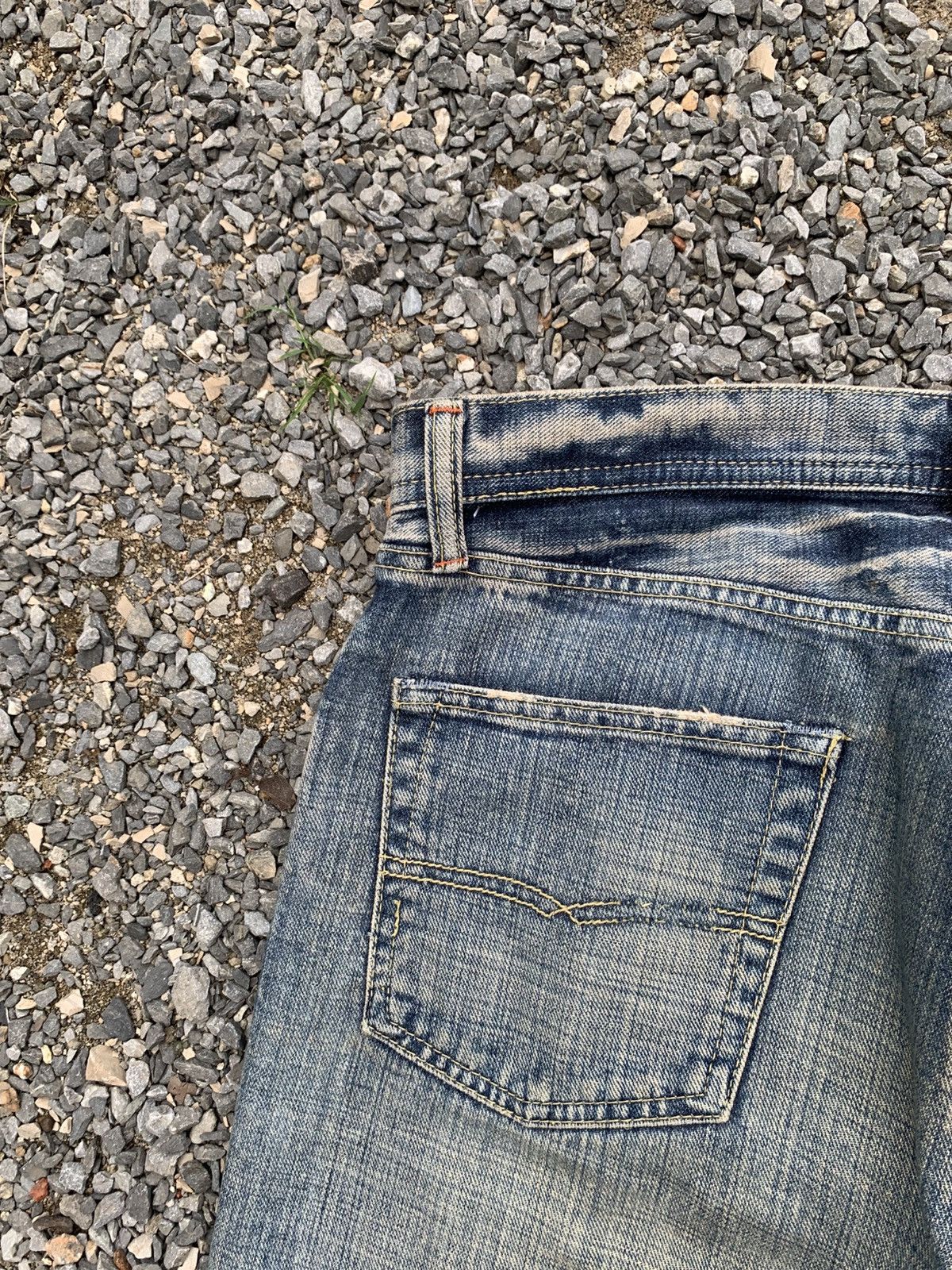 Kapital GL HEART FADED & RUSTY DISTRESSED DENIM Size US 31 - 11 Thumbnail