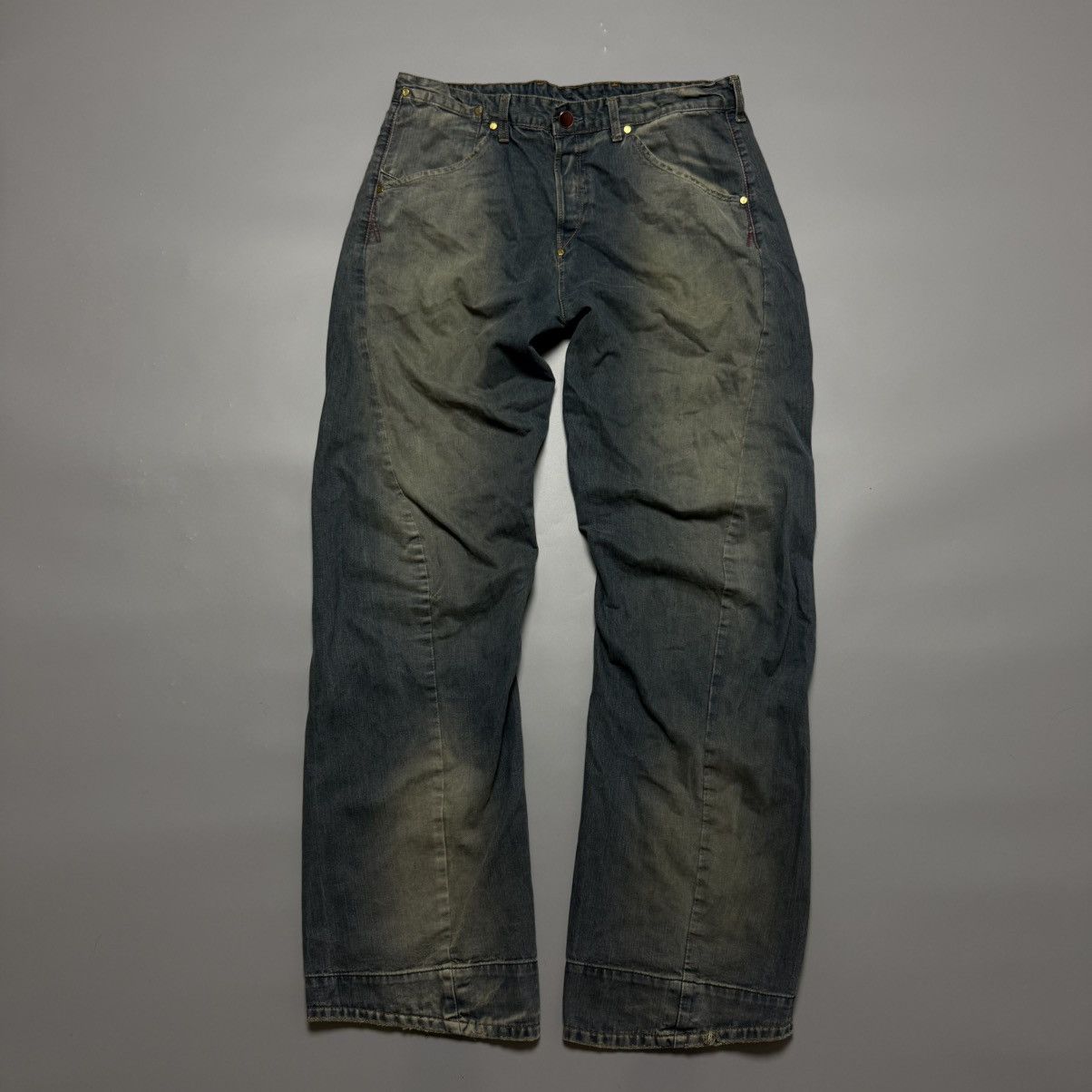 Levi's Vintage Clothing Levis Engineered Back Buckle Distressed | Grailed