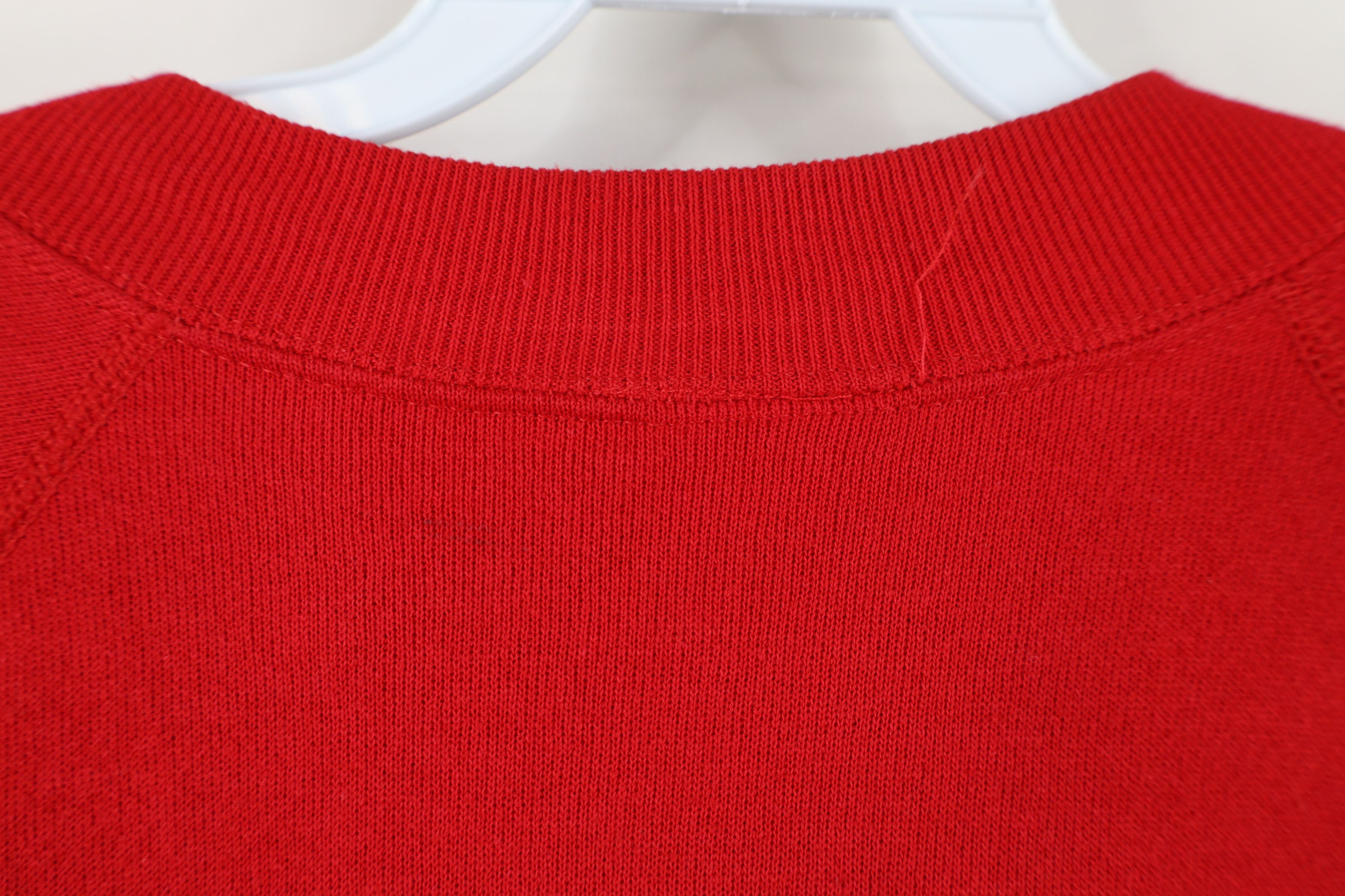 Vintage Vintage 90s Streetwear The Brightest Star Sweatshirt Red USA Size US XXL / EU 58 / 5 - 11 Thumbnail
