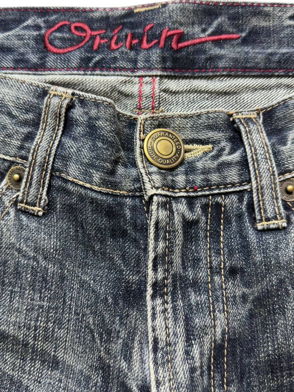 Hysteric Glamour Vintage Oririn Curve Leg Grunge Ripped Denim Size US 30 / EU 46 - 5 Thumbnail