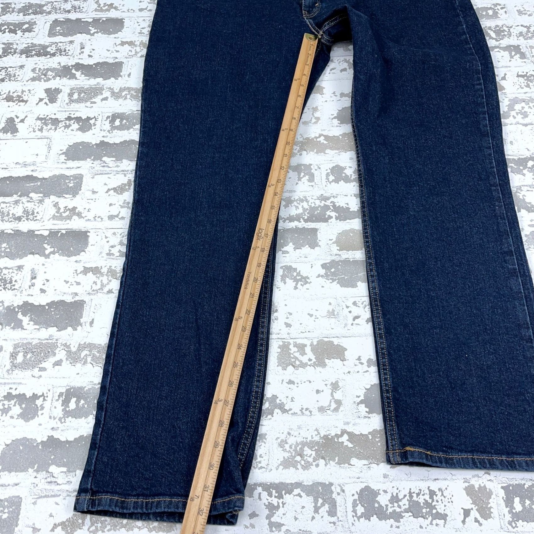 Levi's Levi's 514 Jeans Men 40x32 Slim Straight Dark Wash Denim Pants Stretch Size US 40 / EU 56 - 6 Thumbnail