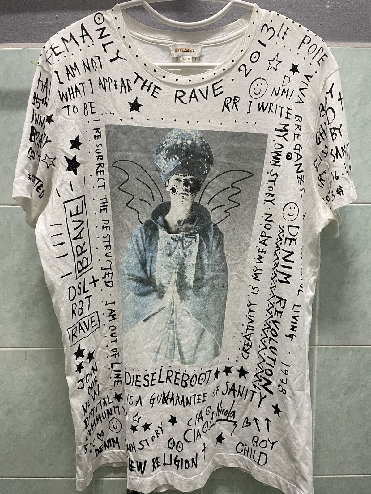 Designer × Diesel Diesel Reboot T Shirt Nicola Formichetti Design Size US L / EU 52-54 / 3 - 1 Thumbnail