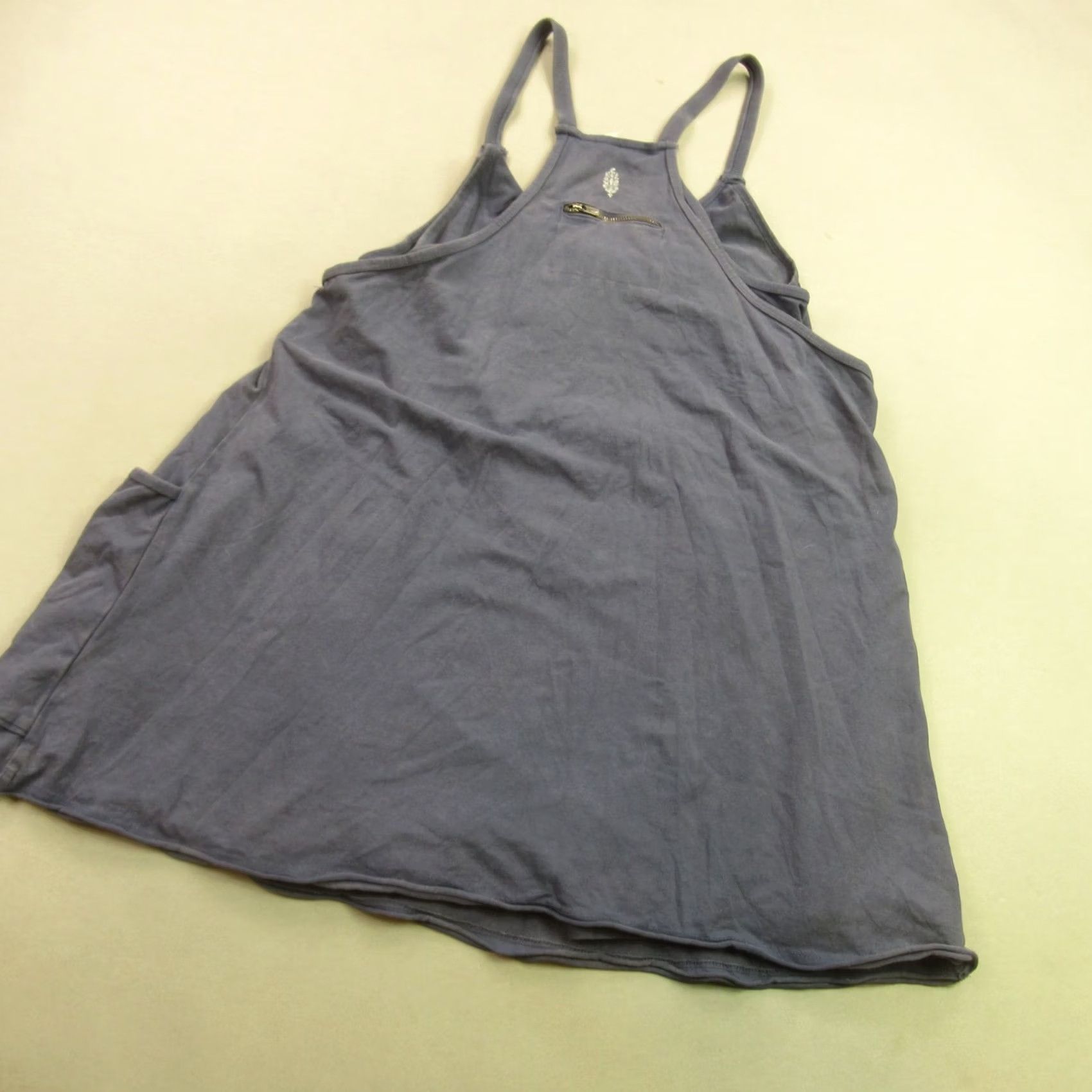 Free People Free People Shirt Womens Medium Sleeveless V Neck Pullover Pockets Blue Size M / US 6-8 / IT 42-44 - 7 Thumbnail